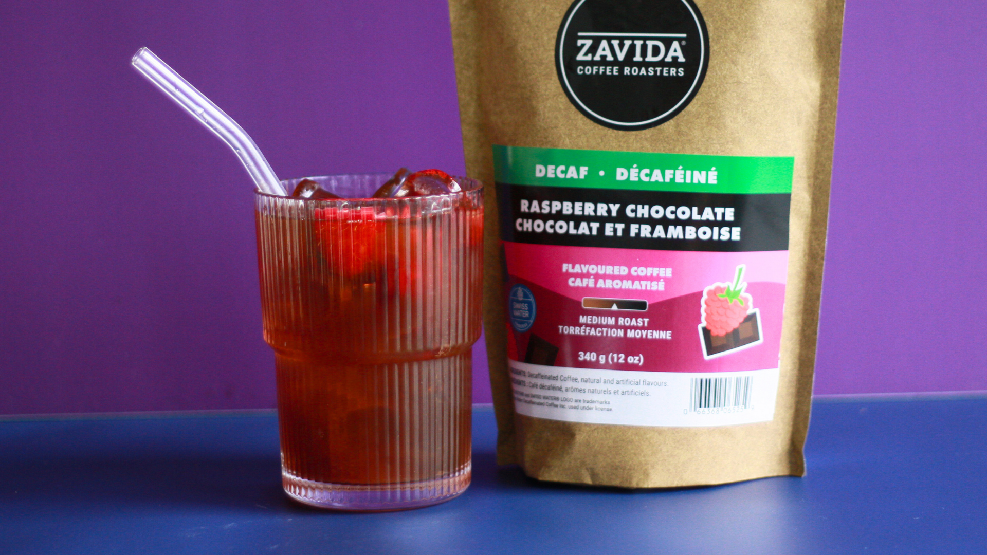 Berry Espresso Tonic | Decaf Raspberry Chocolate Coffee Recipe - Zavida Coffee