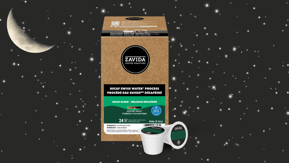 Decaf Coffee Now Available in Single Serve Cups - Zavida Coffee