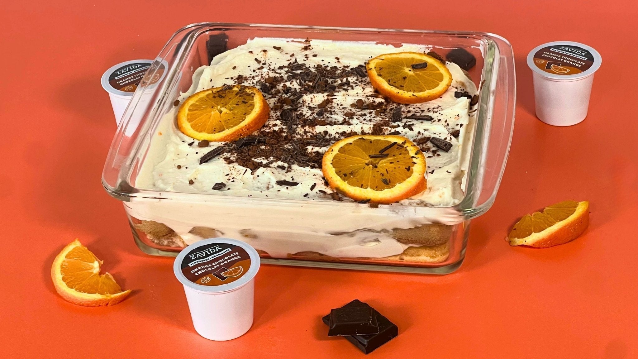 Orange Chocolate Tiramisu Recipe with Orange Chocolate Coffee - Zavida Coffee