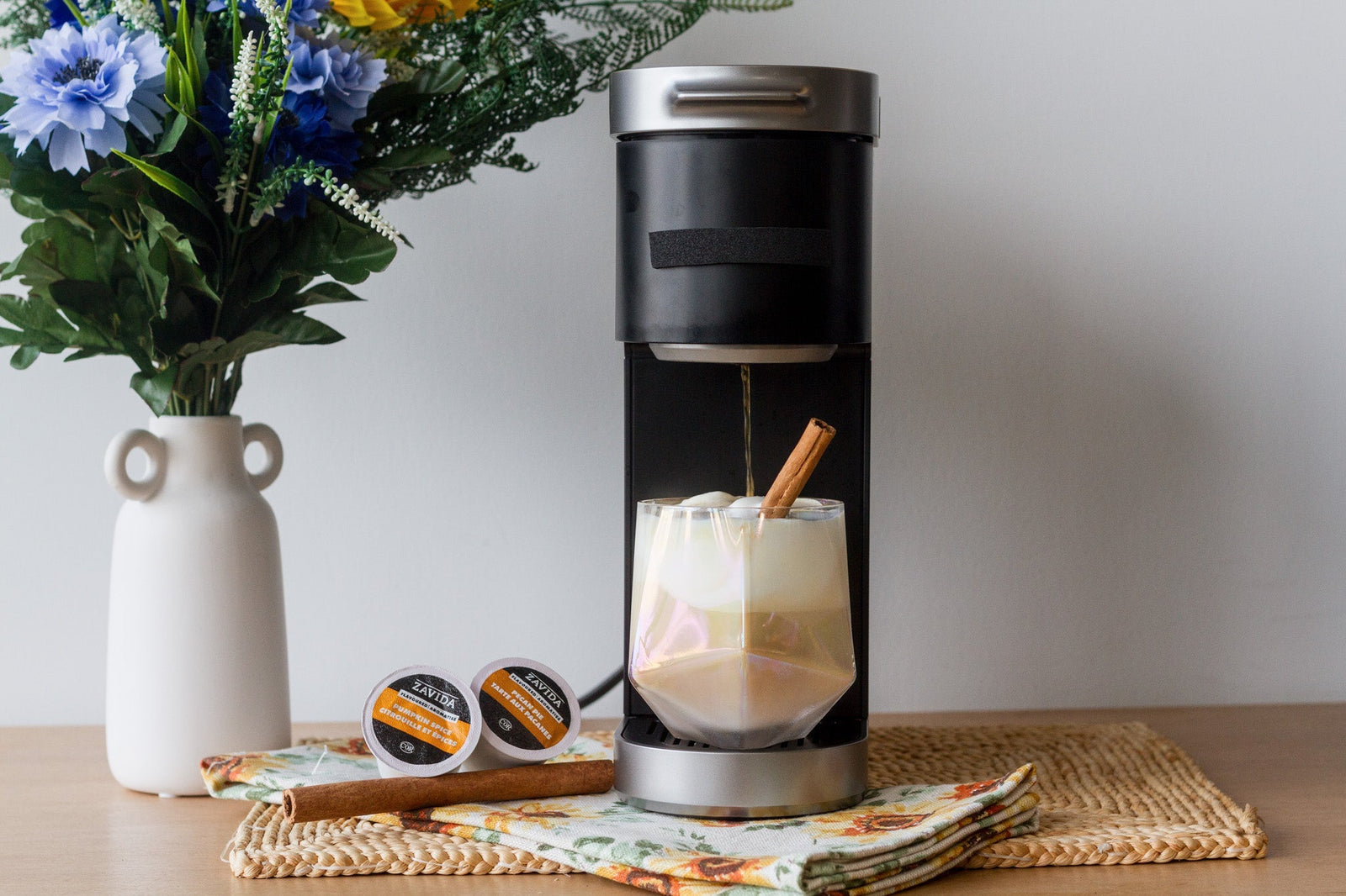 Pumpkin-Pecan Affogato - Zavida Coffee