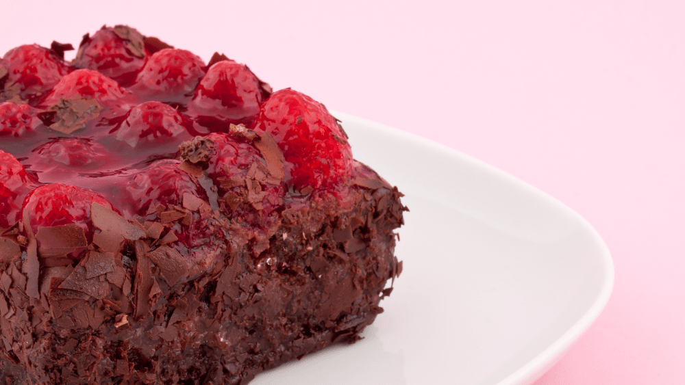 Raspberry Chocolate Coffee Pudding Cake - Zavida Coffee