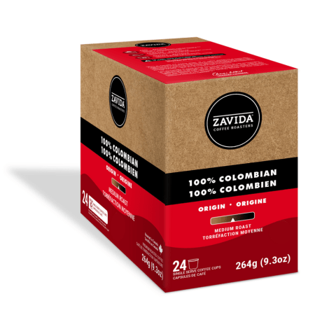 100% Colombian Single Serve Coffee - 24 Pods - Zavida Coffee