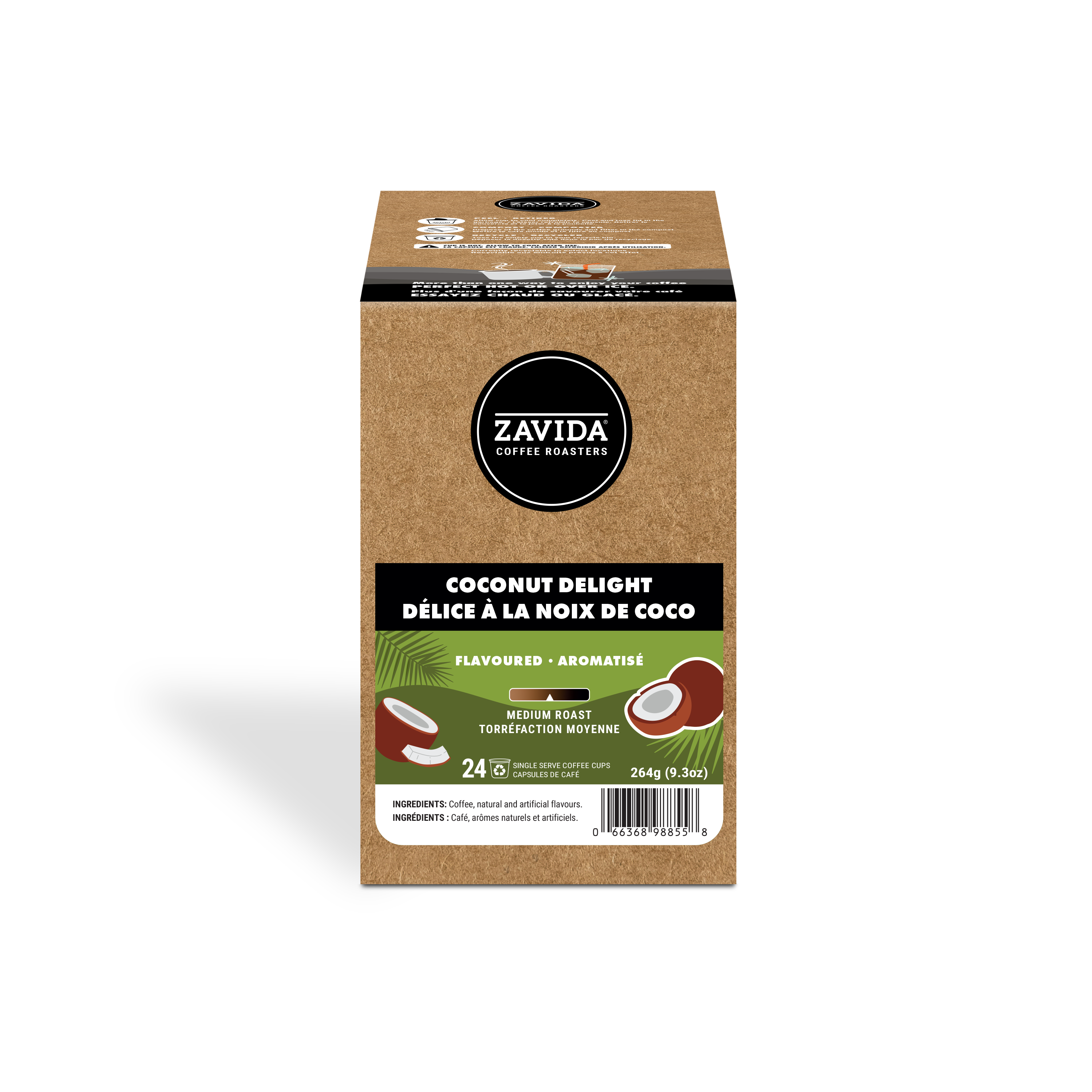 Coconut Delight K-Cup® Compatible - 24 Pods – Zavida Coffee