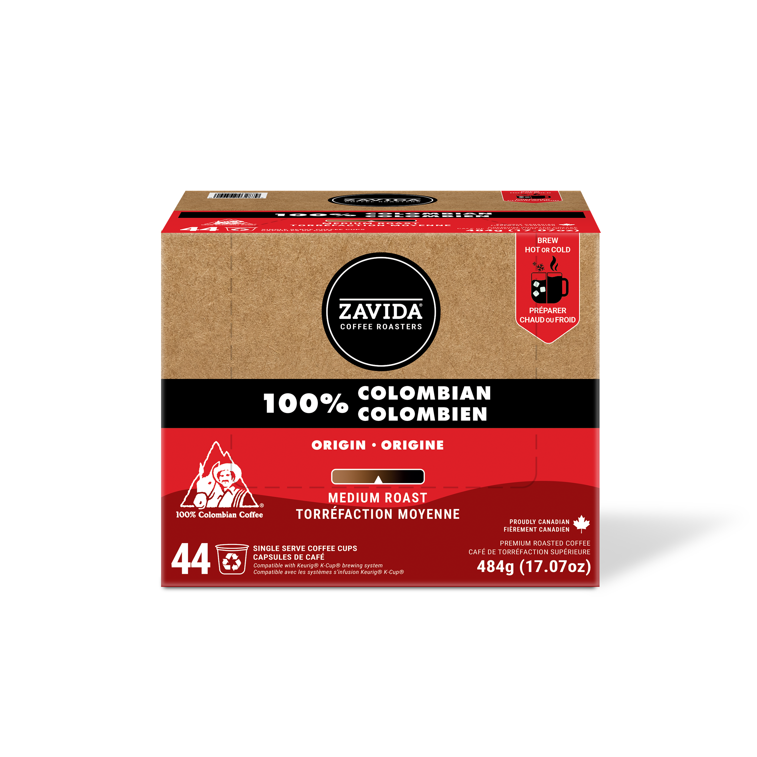 100% Colombien Compatible K-Cup® - 44 Pods