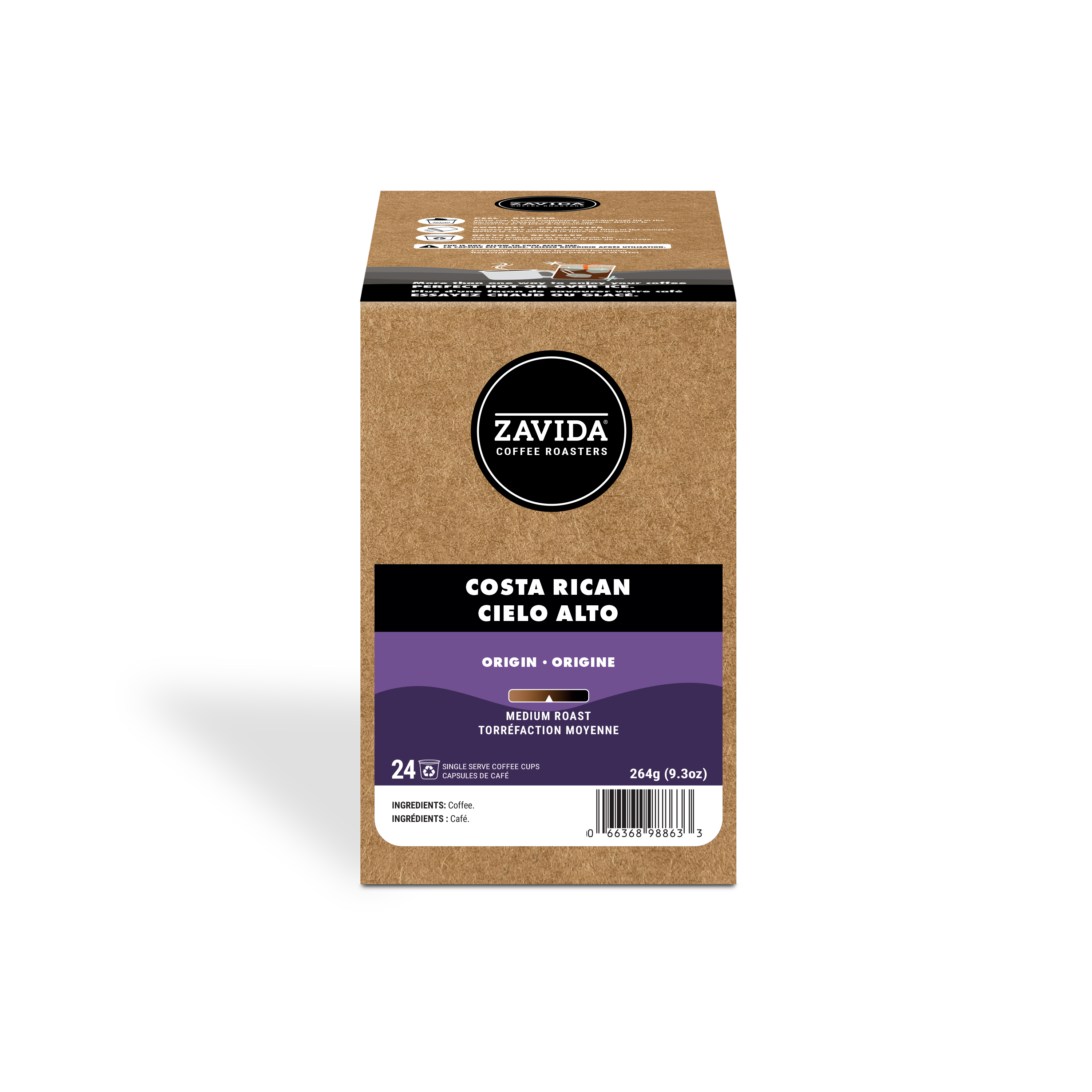 Costa Rican Cielo Alto K-Cup® Compatible - 24 Pods – Zavida Coffee