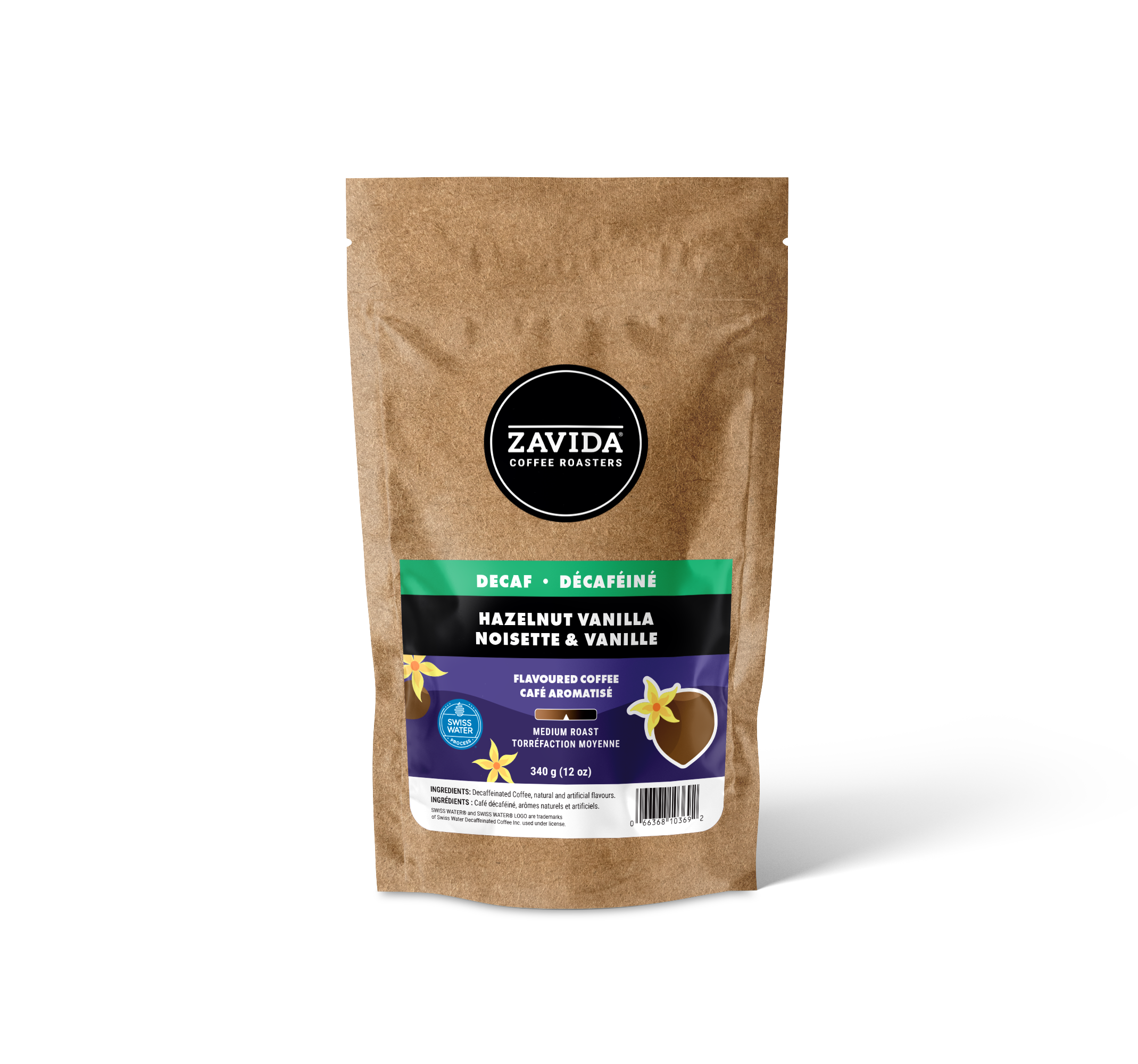Decaf Hazelnut Vanilla Coffee – Zavida Coffee