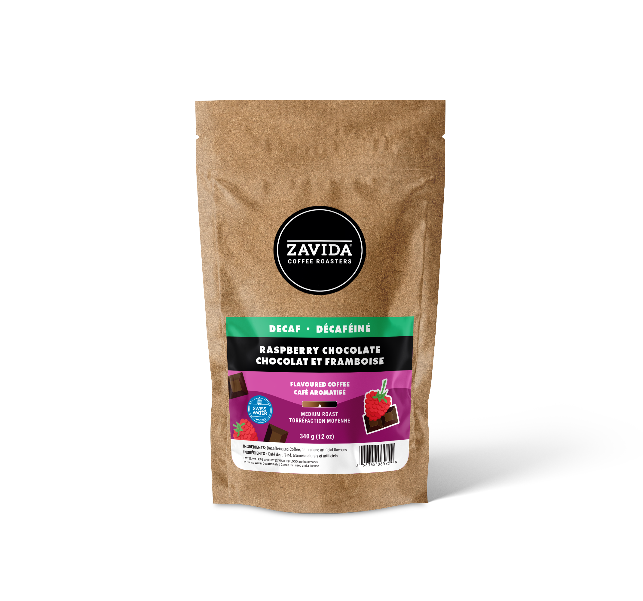Decaf Raspberry Chocolate Coffee