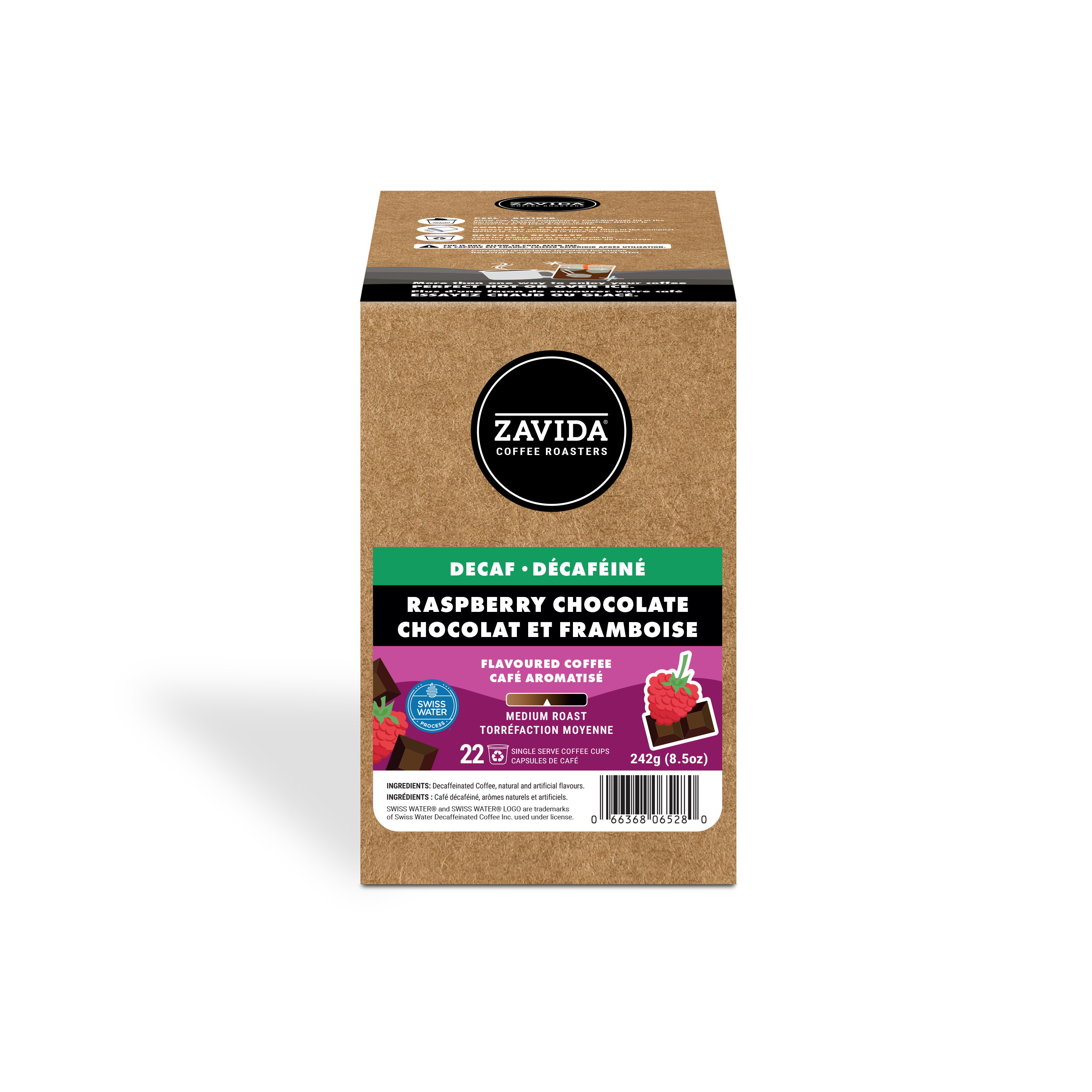 Decaf Raspberry Chocolate K-Cup® Compatible - 22 Pods