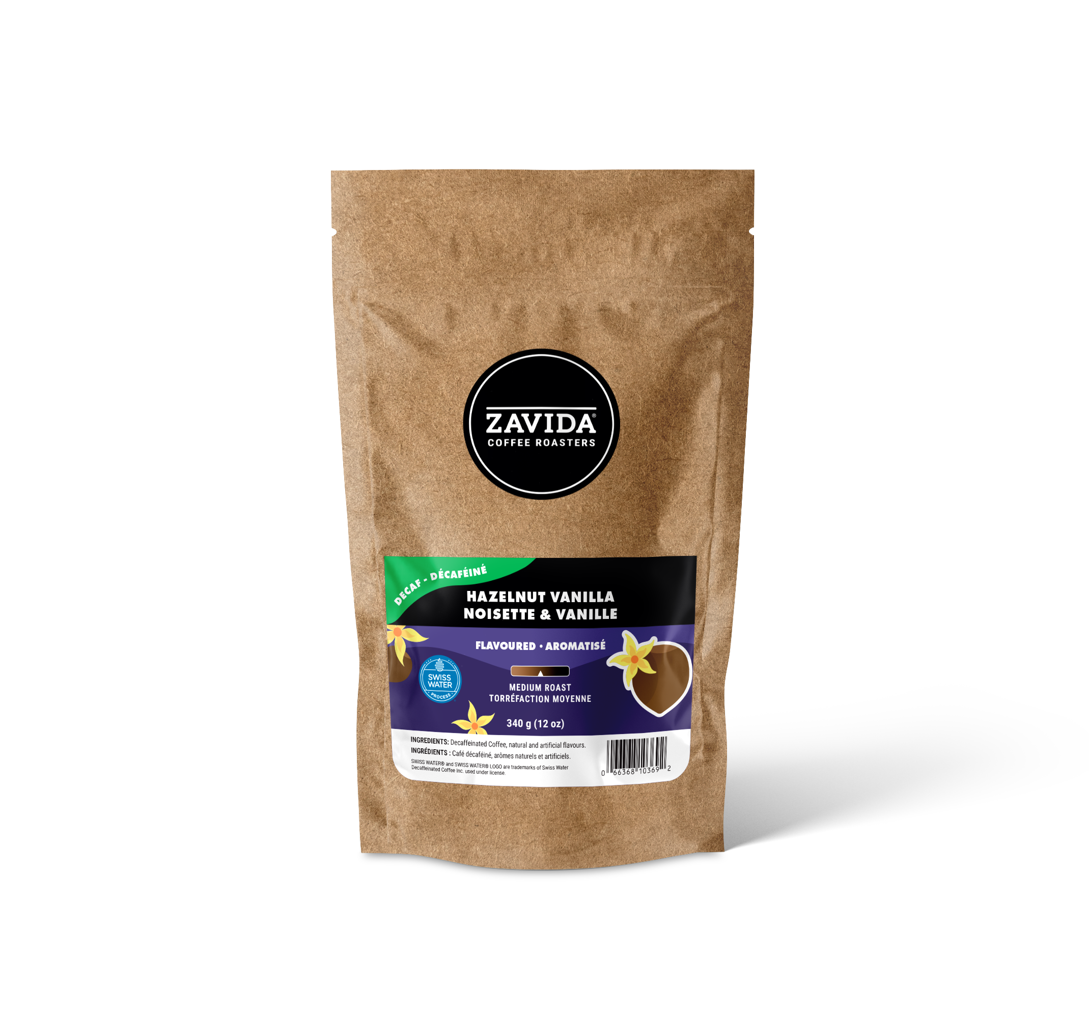 Decaf Hazelnut Vanilla Coffee