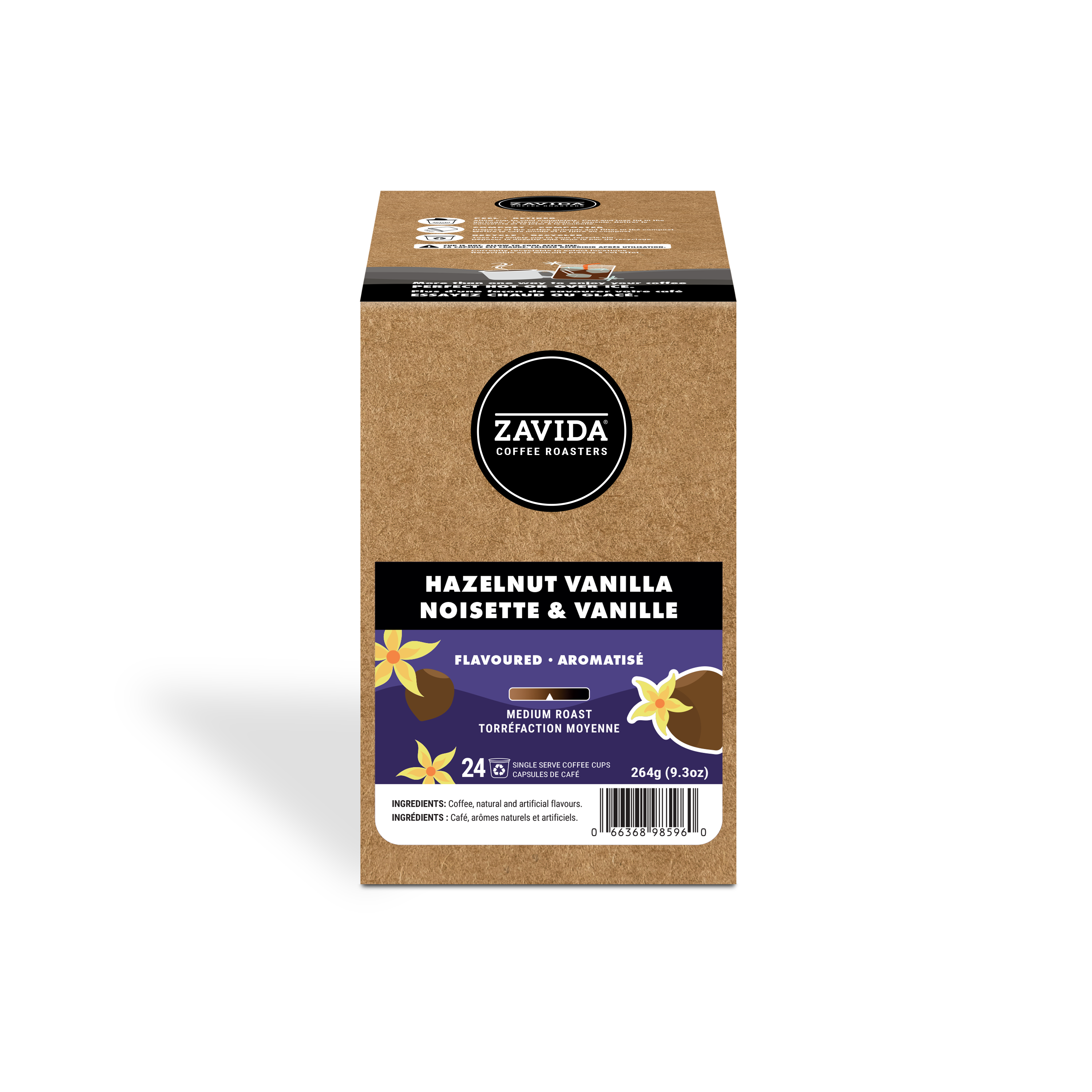 Hazelnut Vanilla K-Cup® Compatible - 24 Pods – Zavida Coffee