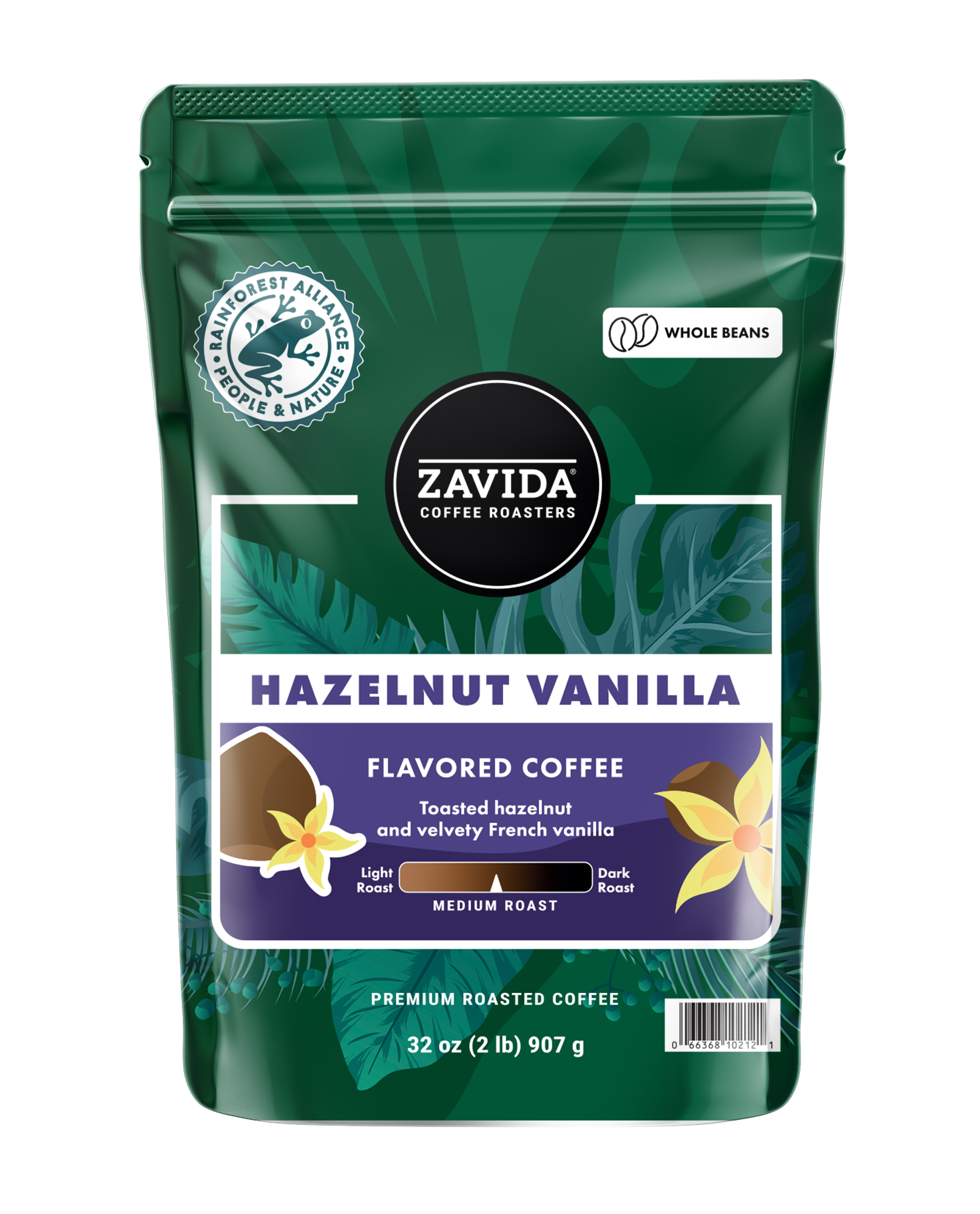 Organica Hazelnut Vanilla Coffee - 2lbs