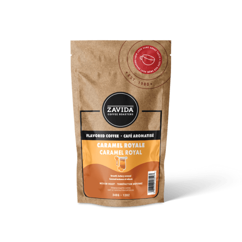 Caramel Royale Flavored Coffee Zavida Coffee