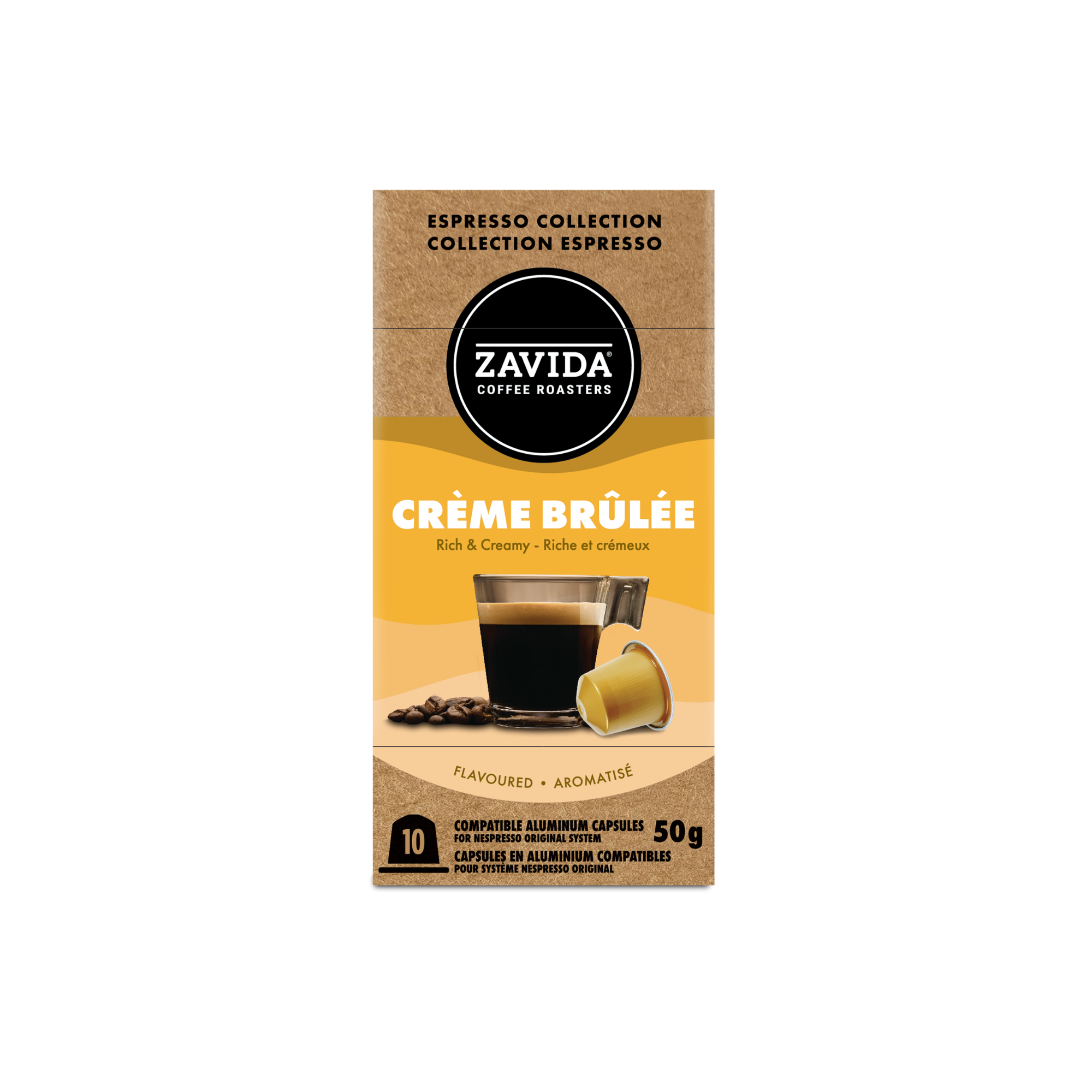 Crème Brûlée Nespresso® Compatible Pods