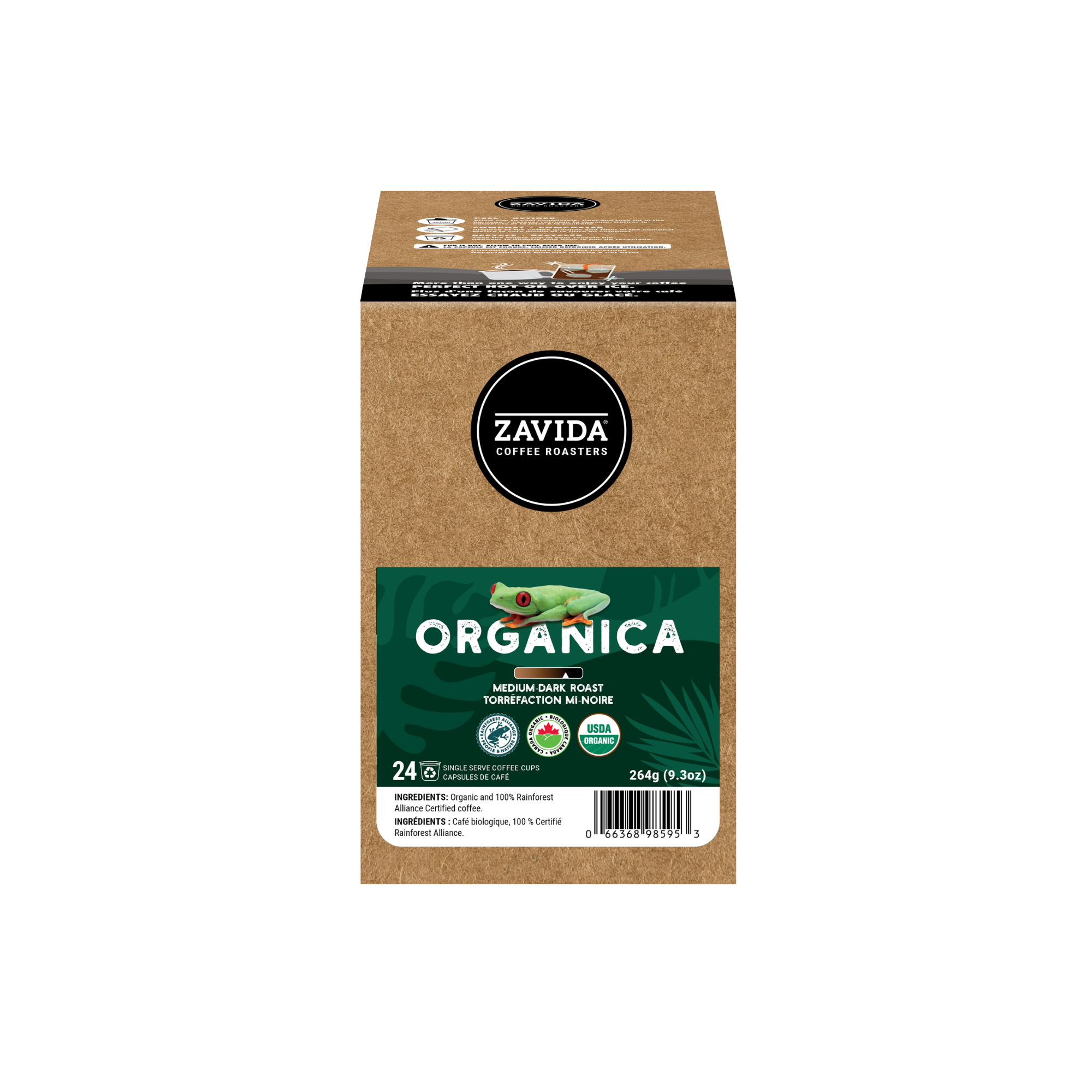 Organica Medium-Dark Roast K-Cup® Compatible - 24 Pods – Zavida Coffee