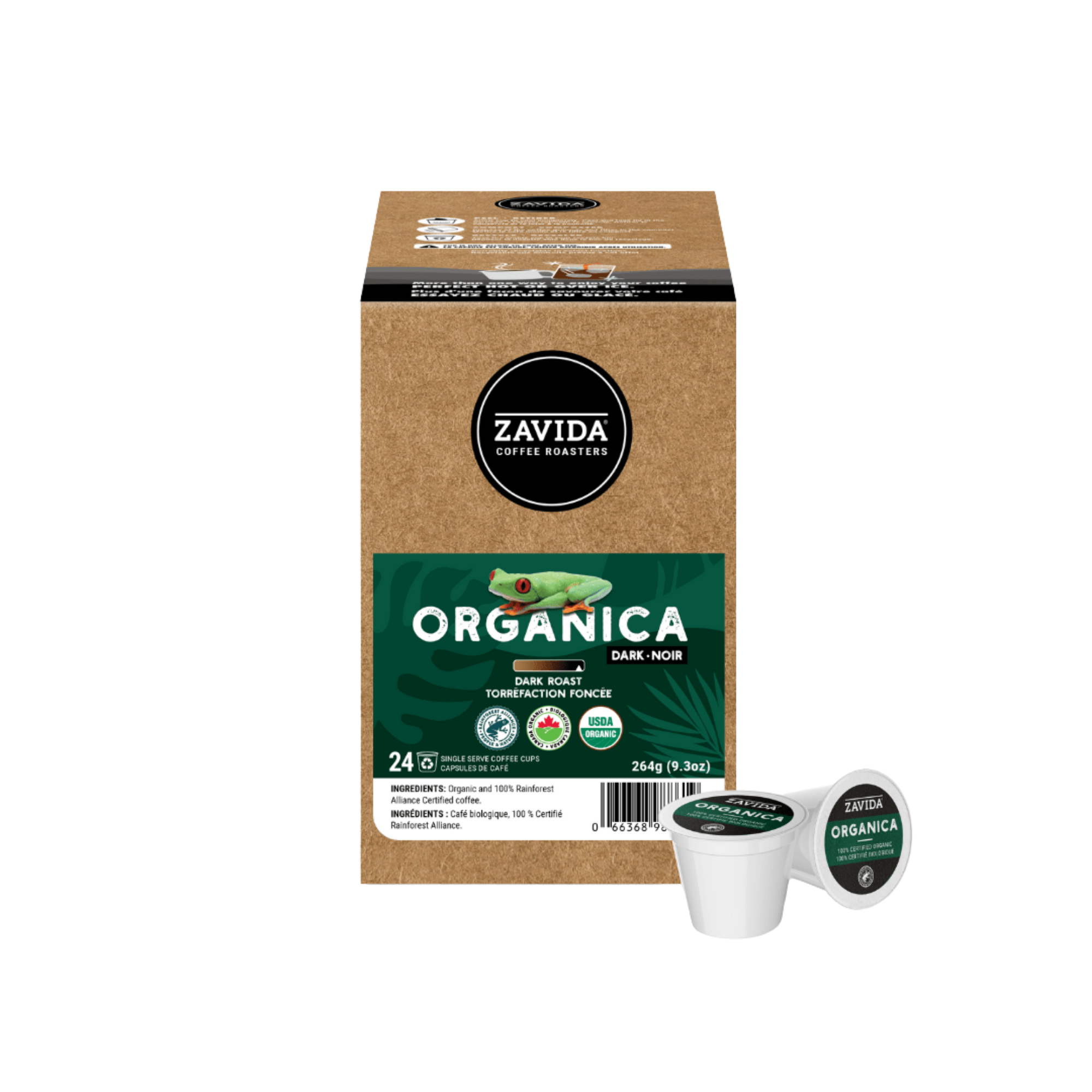 Organica Dark Roast K-Cup® Compatible - 24 Pods