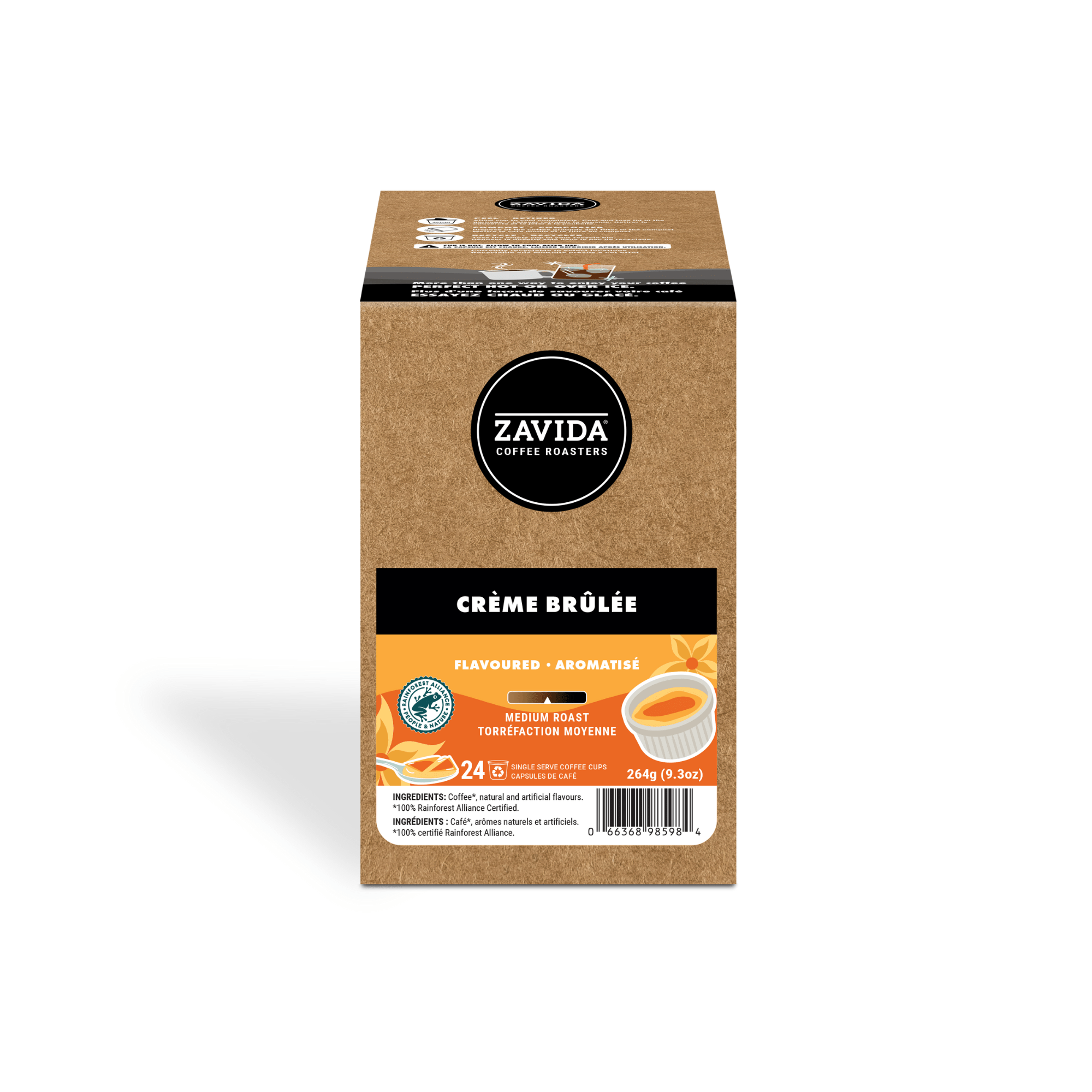 Crème Brûlée Single Serve Coffee - 24 Pods - Zavida Coffee
