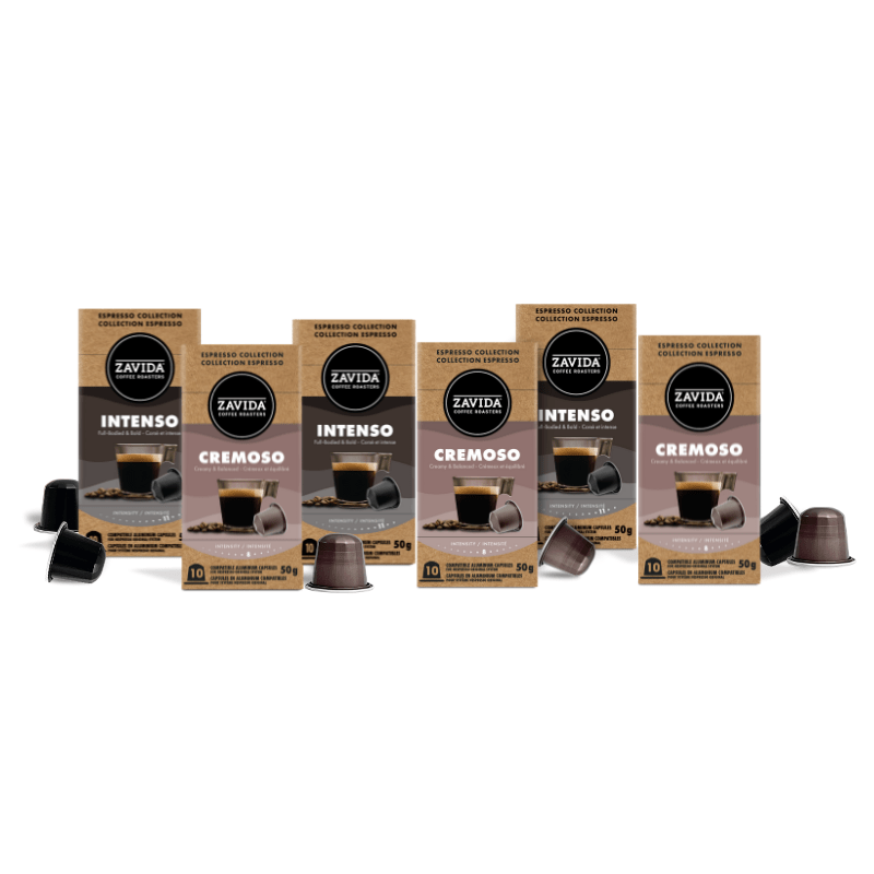 Nespresso®-compatible Espresso Collection - Unflavoured Variety Pack - Zavida Coffee