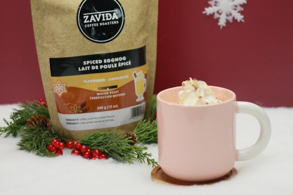 Spiced Eggnog Mug Cake with Coffee | Holiday Dessert in Minutes