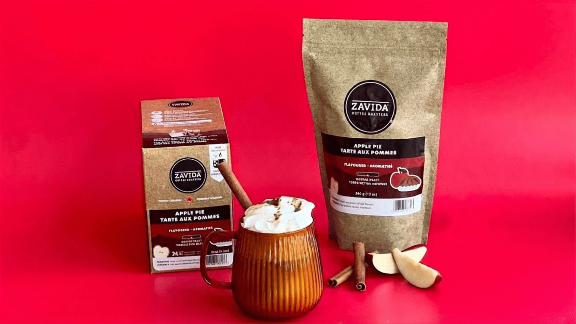 Apple Pie Latte Recipe | A Cozy Coffeehouse Favourite at Home - Zavida Coffee