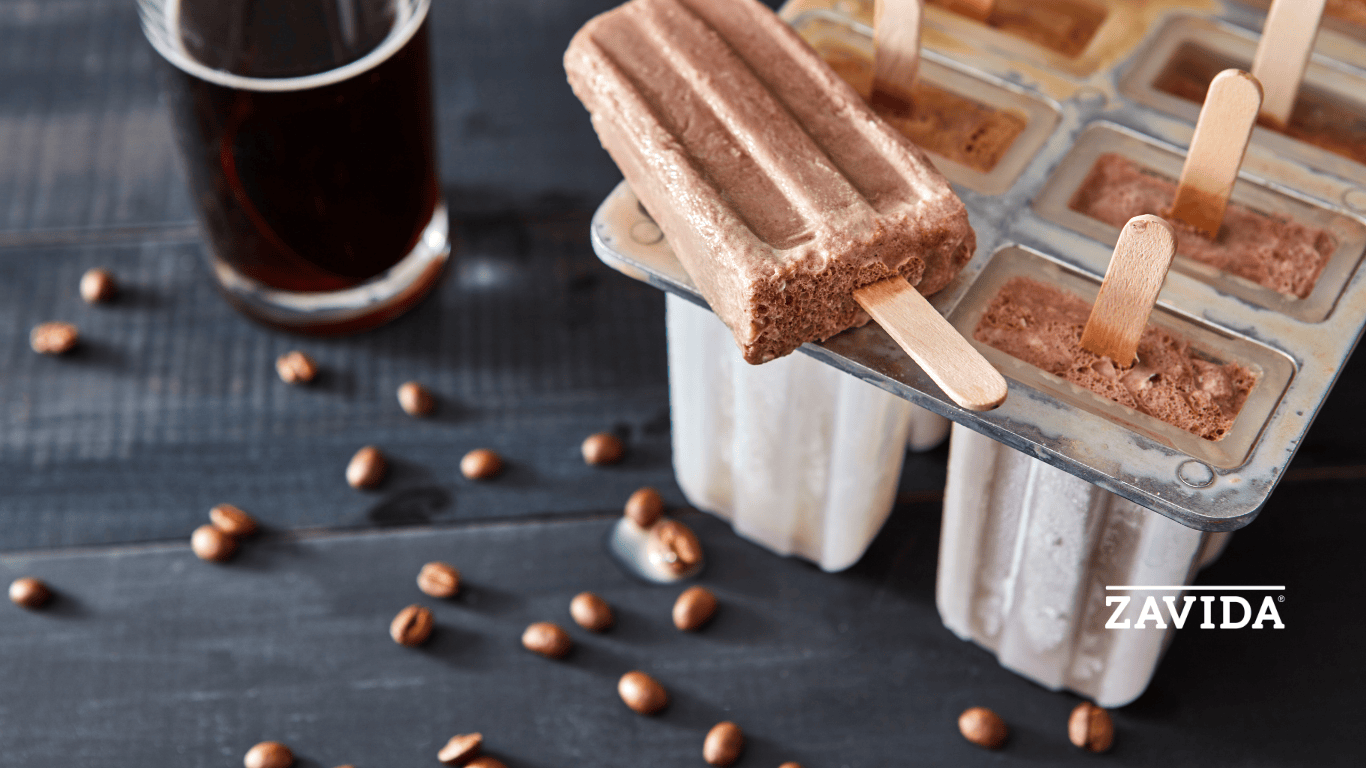 Best Summer Cold Brew Coffee? Raspberry Mocha Popsicles - Zavida Coffee