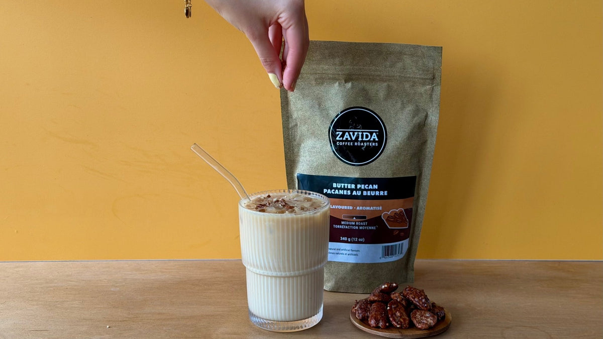 Butter Pecan Iced Latte | The Perfect Fall Drink Recipe - Zavida Coffee