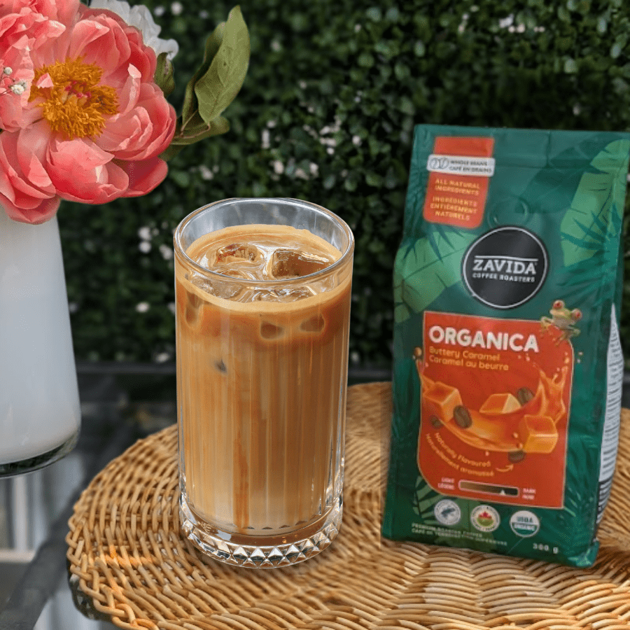 Buttery Caramel Cold Brew Protein Coffee (No Guilt Needed) - Zavida Coffee