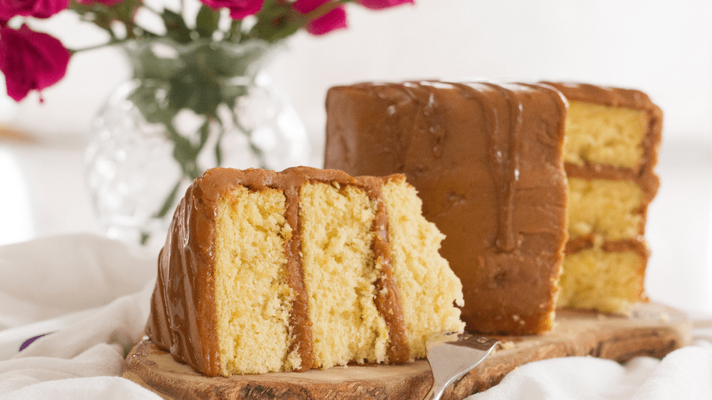 Caramel Royale Coffee Sponge Cake Recipe - Zavida Coffee