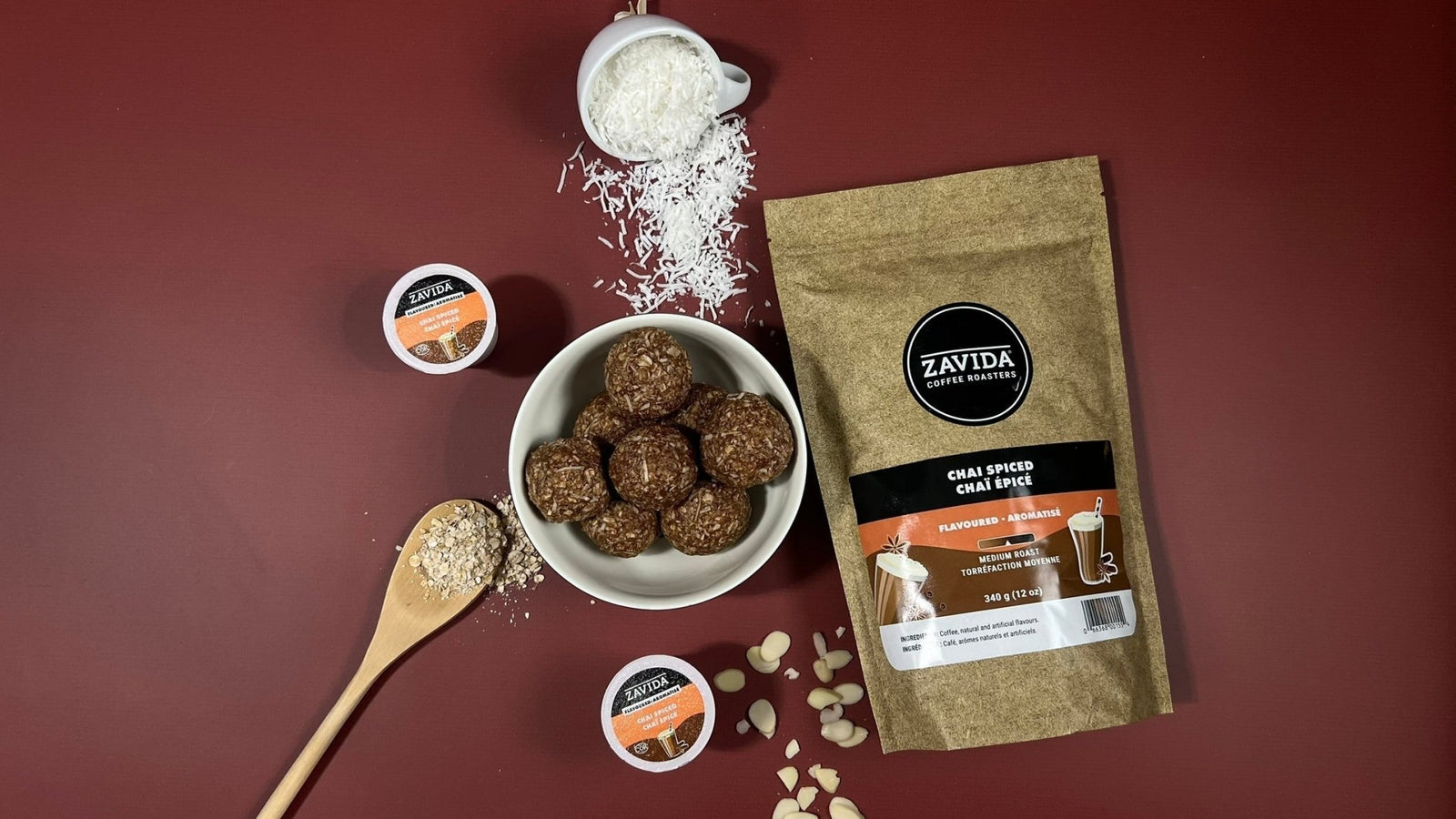 Chai Spiced Coffee Energy Bites Recipe | Easy No-Bake Snack - Zavida Coffee