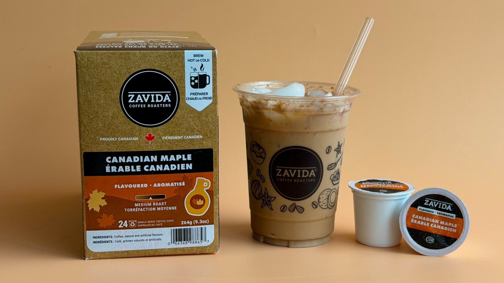 Iced Protein Coffee Recipe | Canadian Maple Coffee - Zavida Coffee