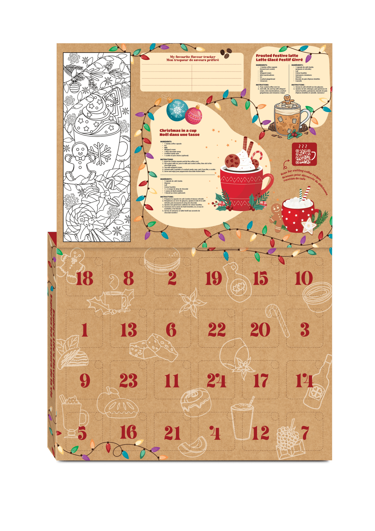 24 Days of Coffee Advent Calendar - Keurig® - Compatible - Zavida Coffee