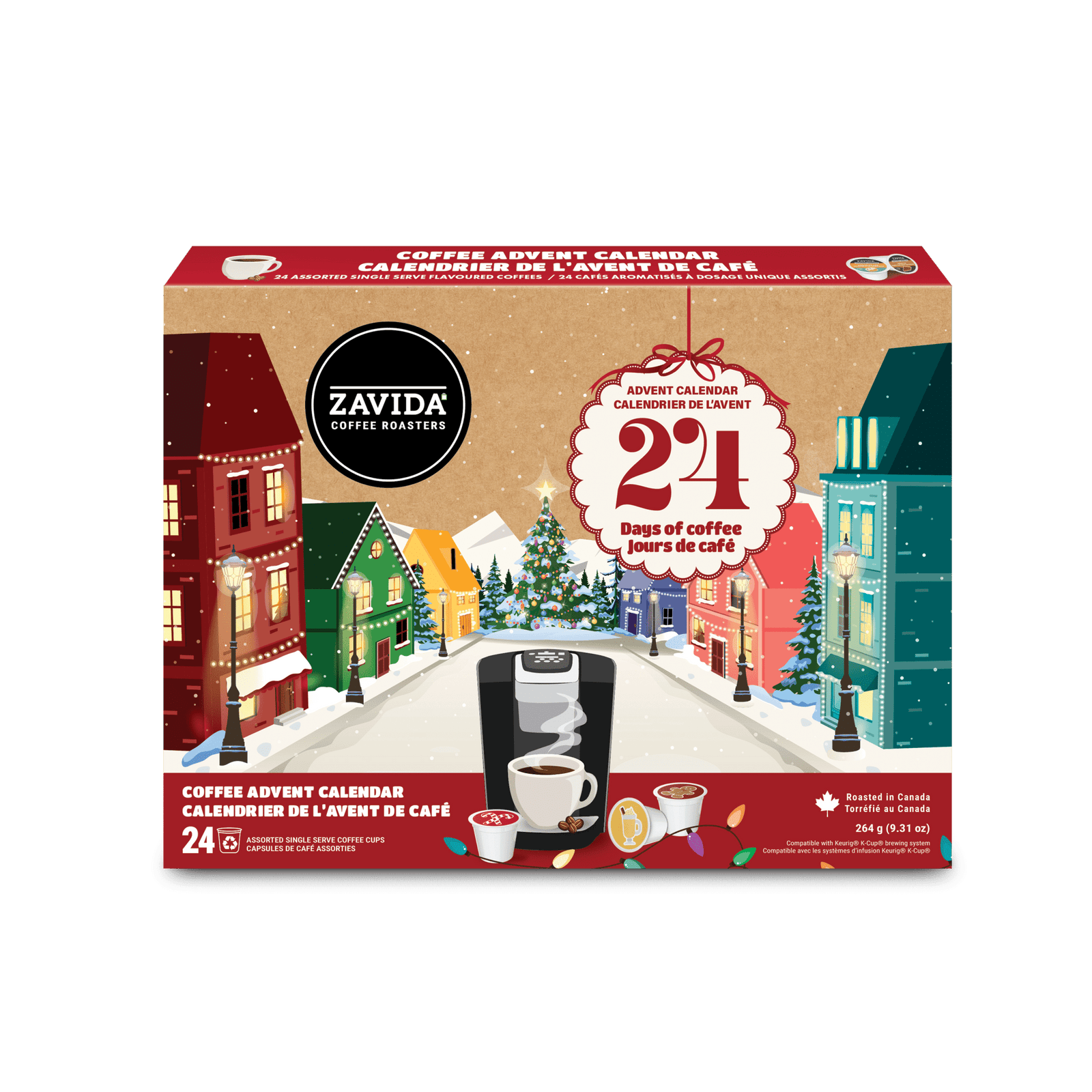 24 Days of Coffee Advent Calendar - Keurig® - Compatible - Zavida Coffee