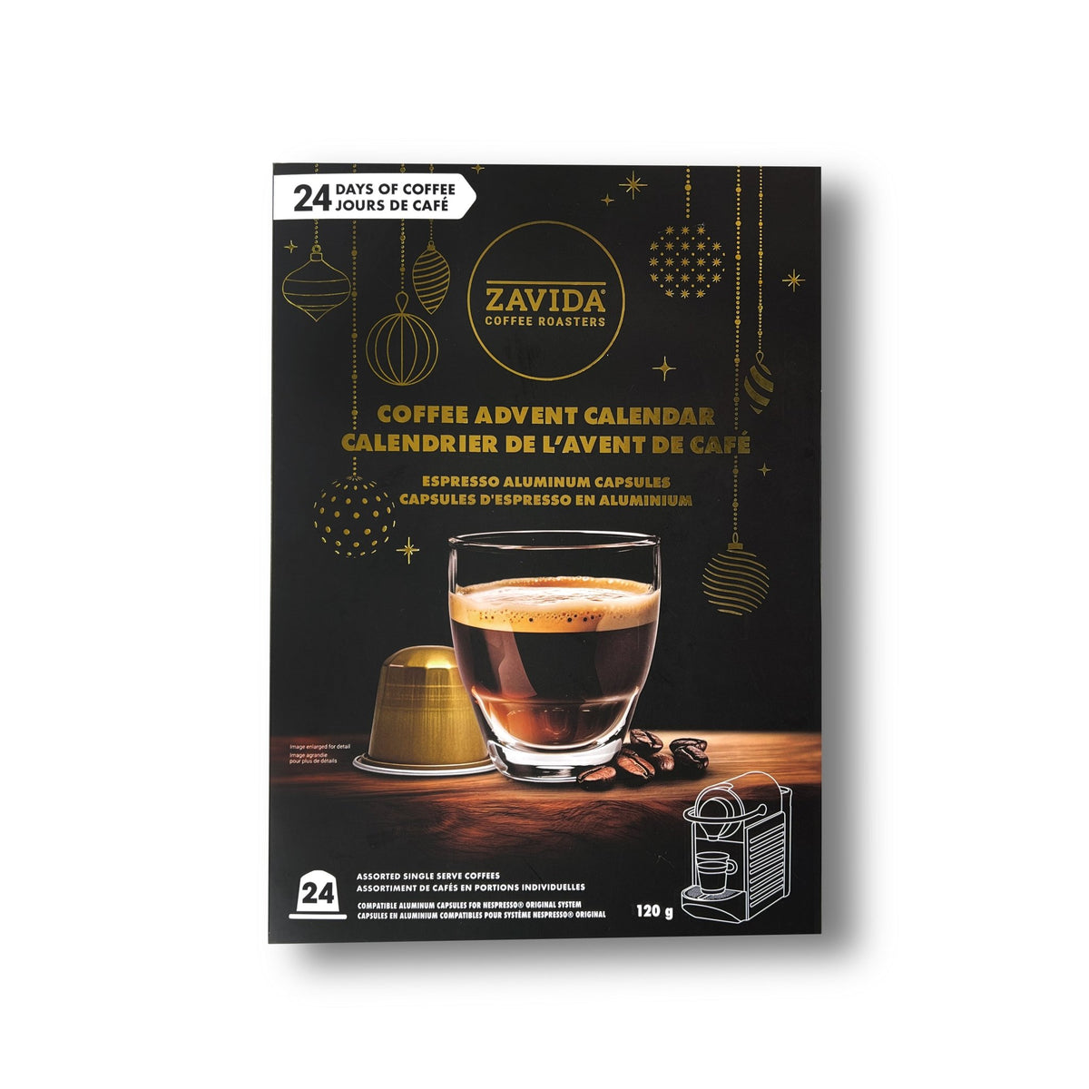 24 Days of Coffee Advent Calendar - Nespresso® - Compatible - Zavida Coffee