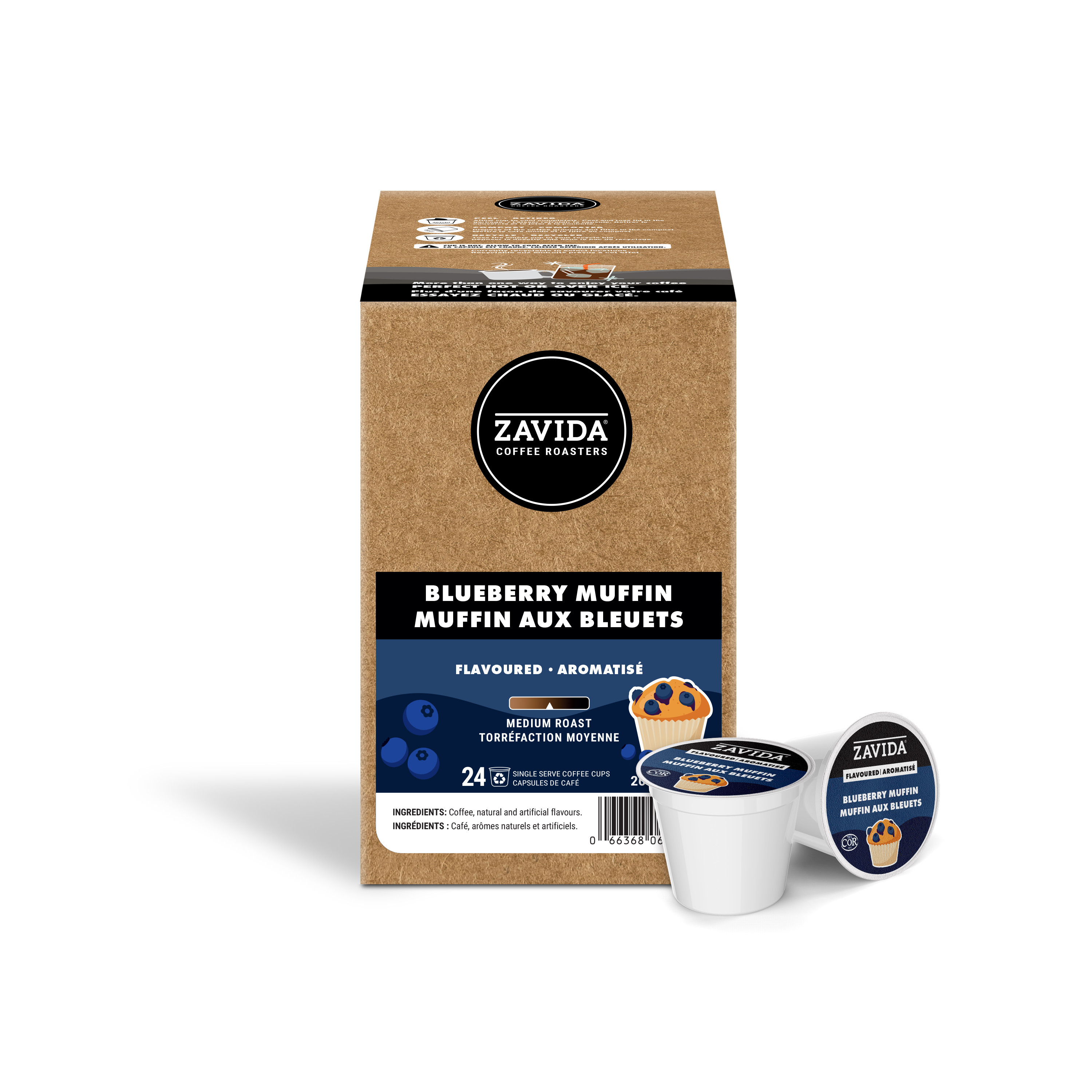 Muffin aux bleuets Compatible K-Cup® - 24 Pods