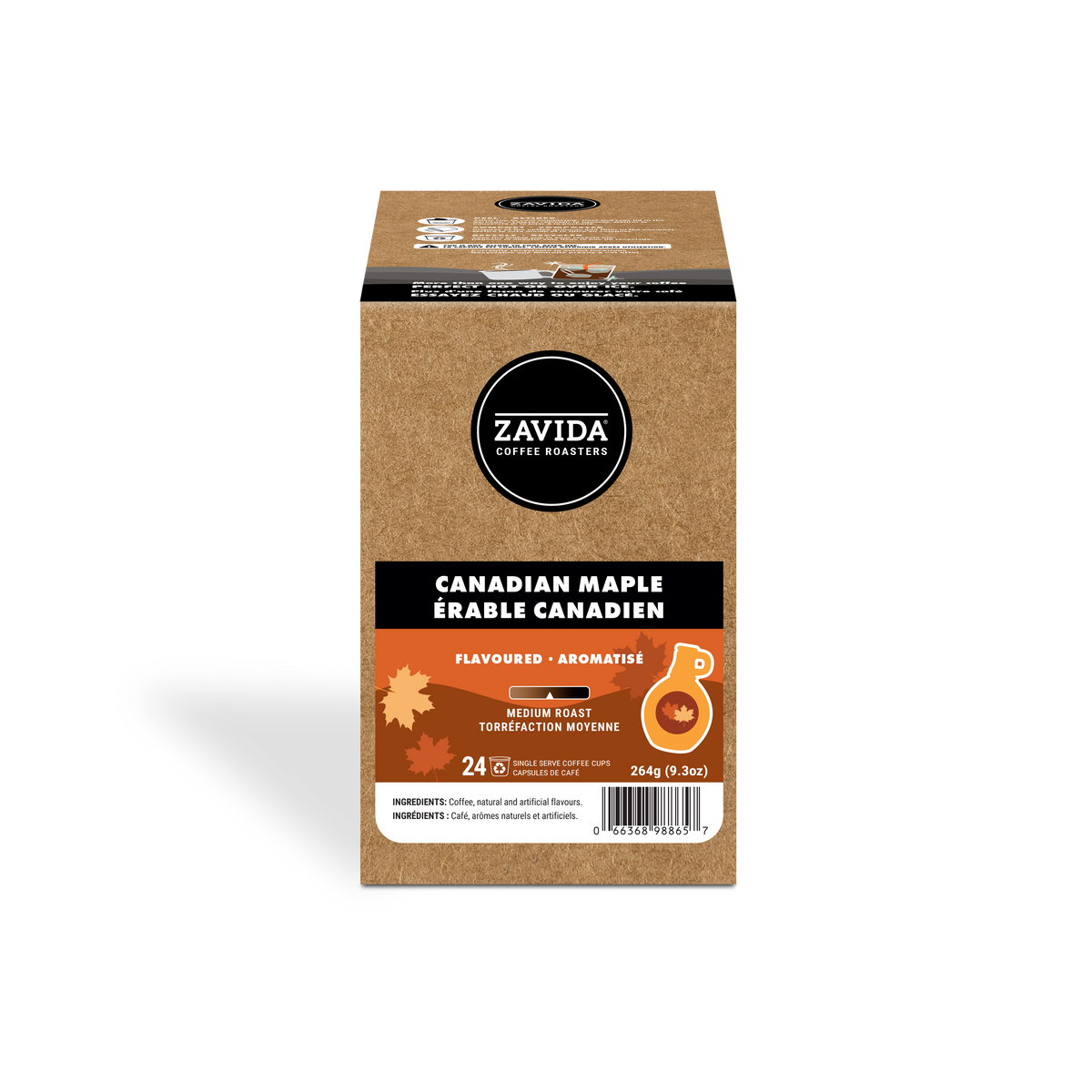 Érable Canadien Compatible K-Cup® - 24 Pods