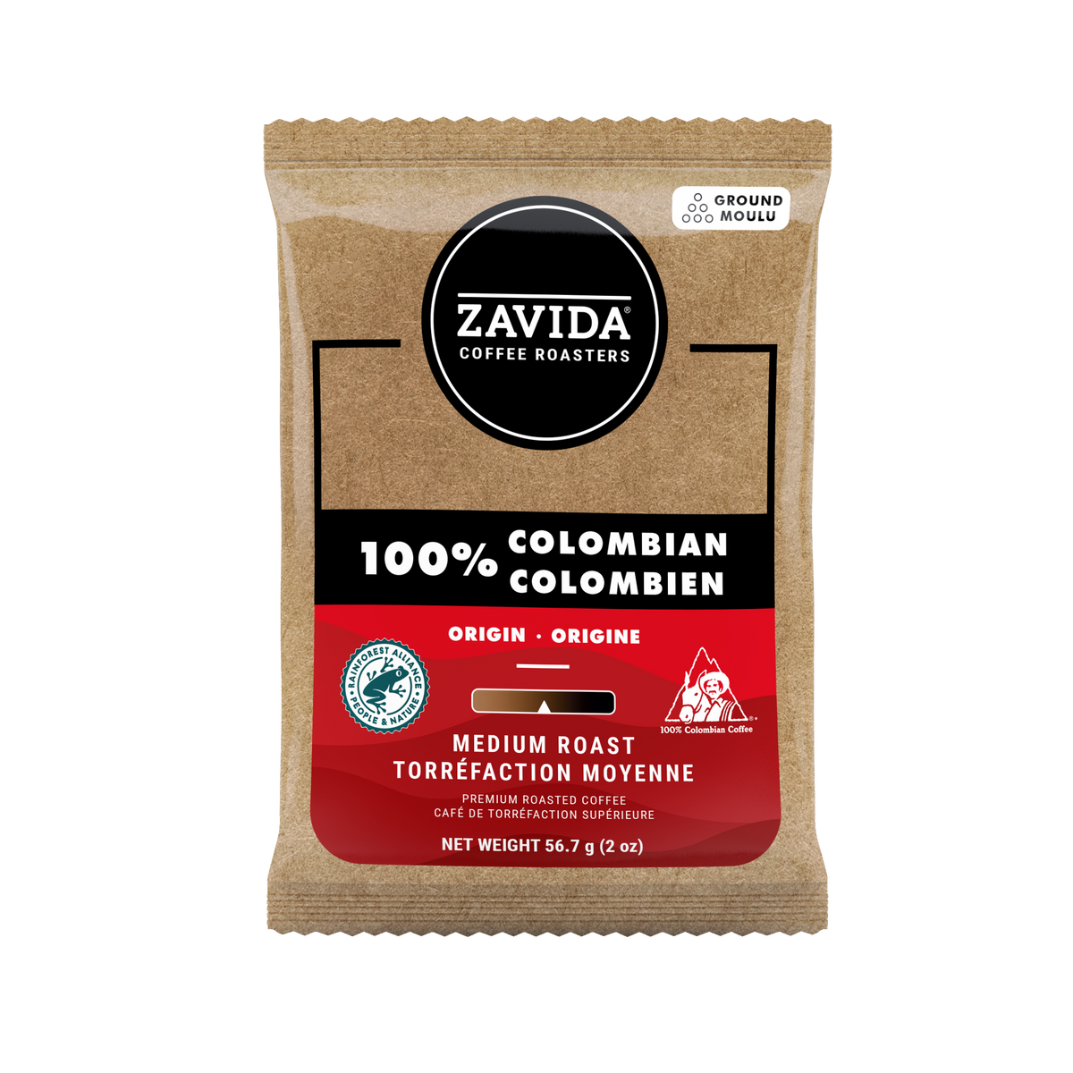 100% Colombian Coffee 64 Pouches