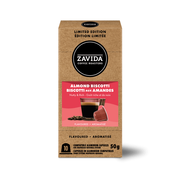Almond Biscotti Nespresso® Compatible Pods – Zavida Coffee