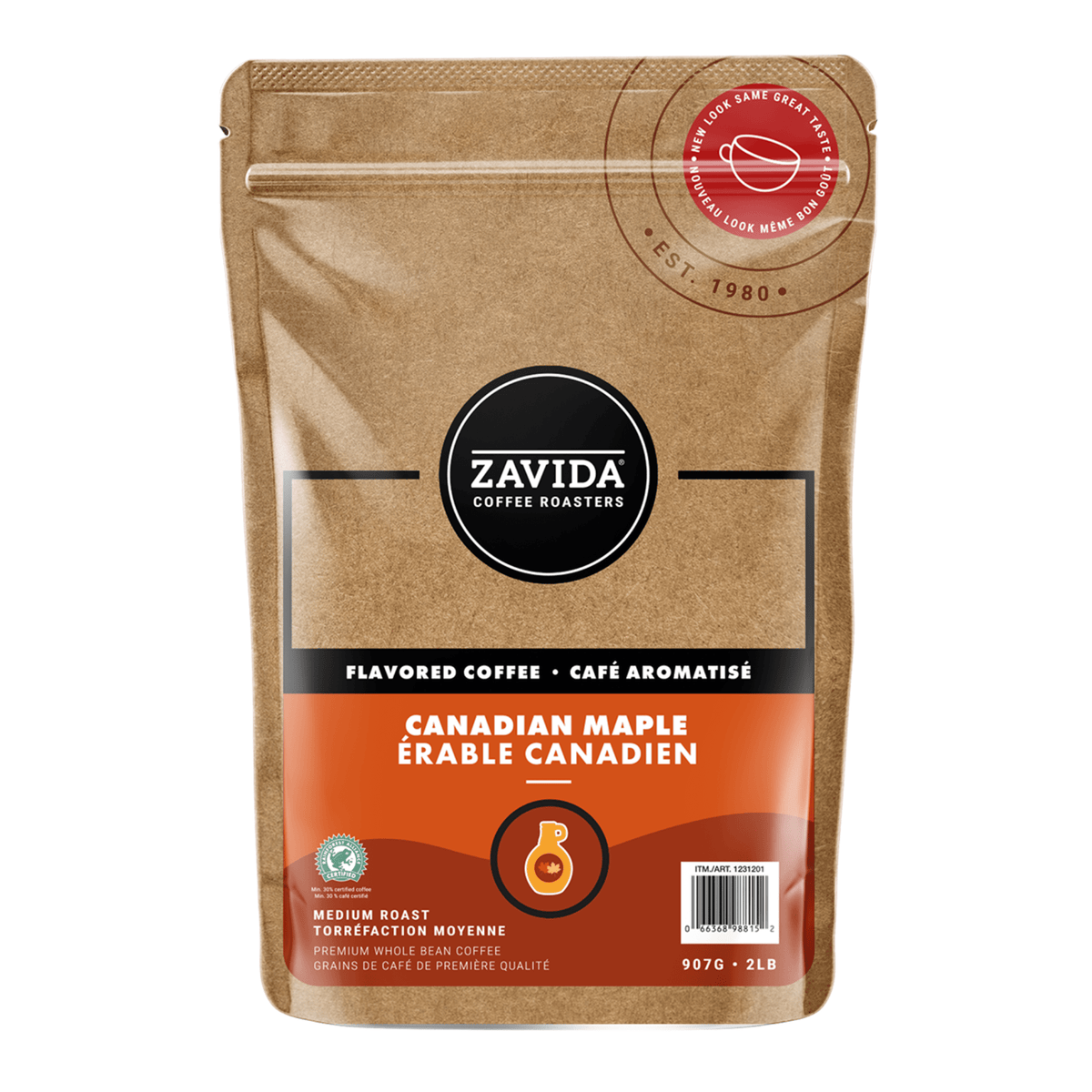 Canadian Maple Coffee - Whole Beans - Zavida Coffee