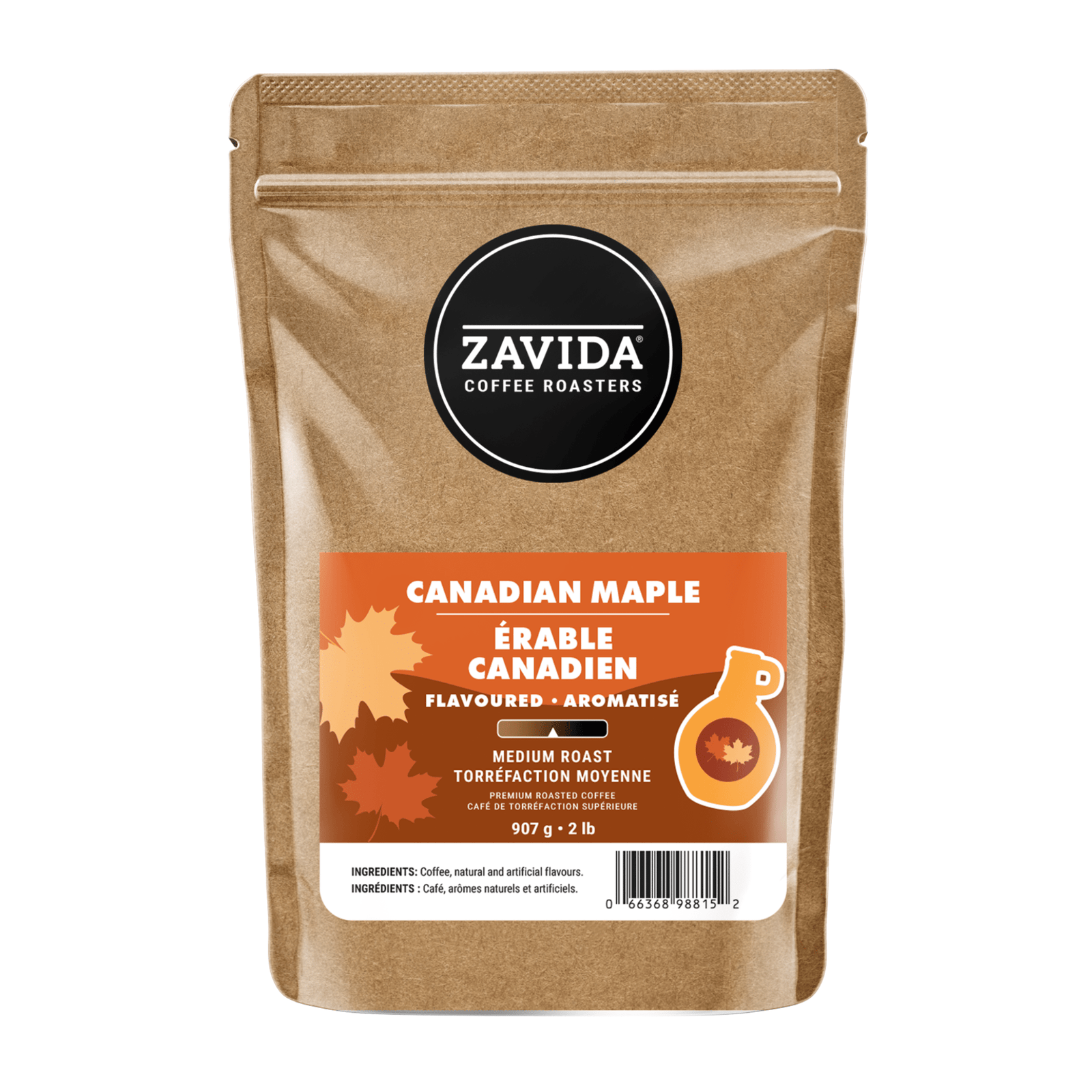 Canadian Maple Coffee - Whole Beans - Zavida Coffee