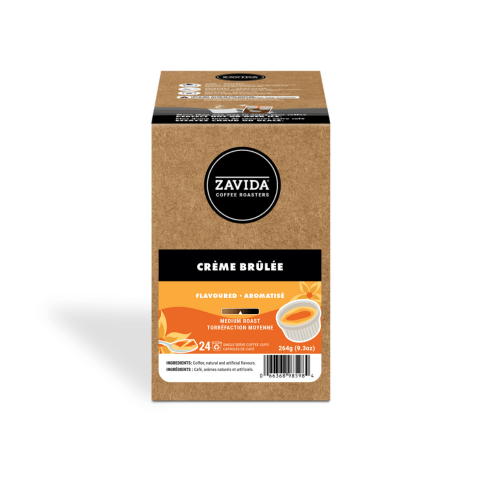 Crème Brûlée Single Serve Coffee - 24 Pods - Zavida Coffee