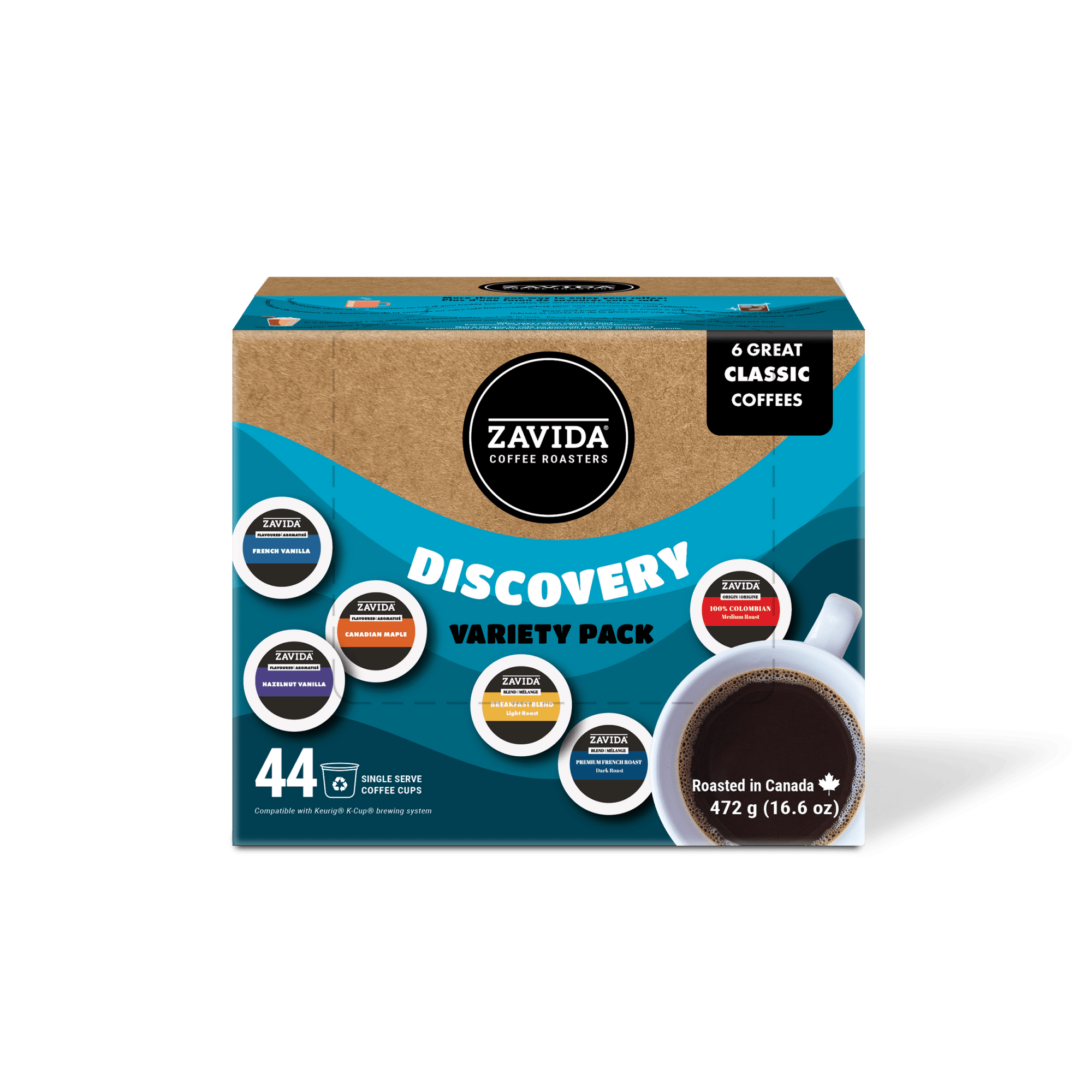 Discovery Variety Pack (44 pods) - Zavida Coffee