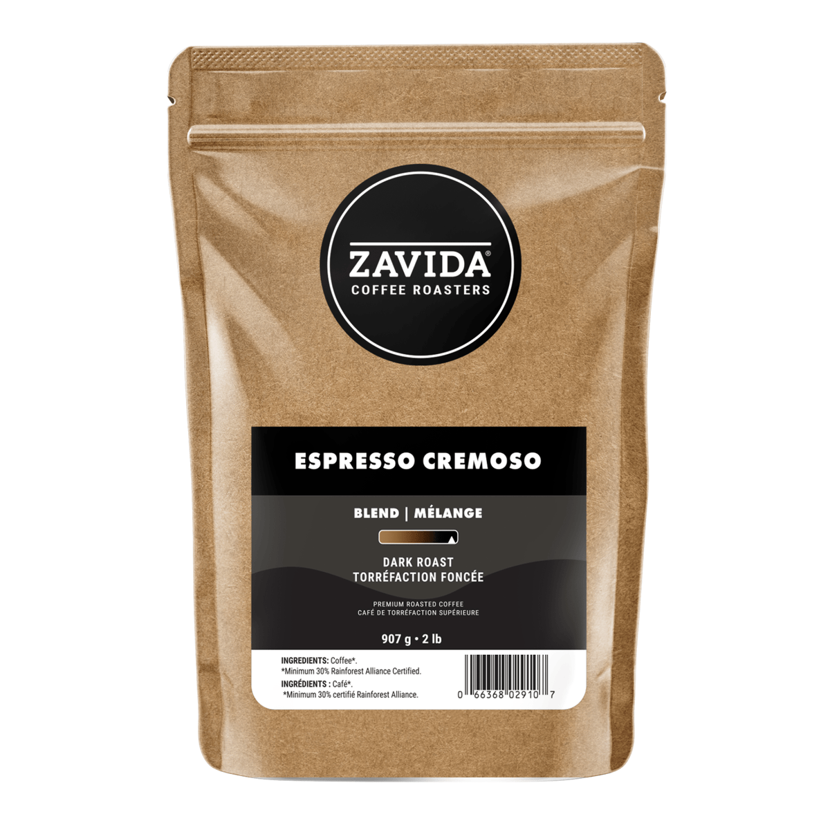 Espresso Cremoso Coffee - Whole Beans - Zavida Coffee