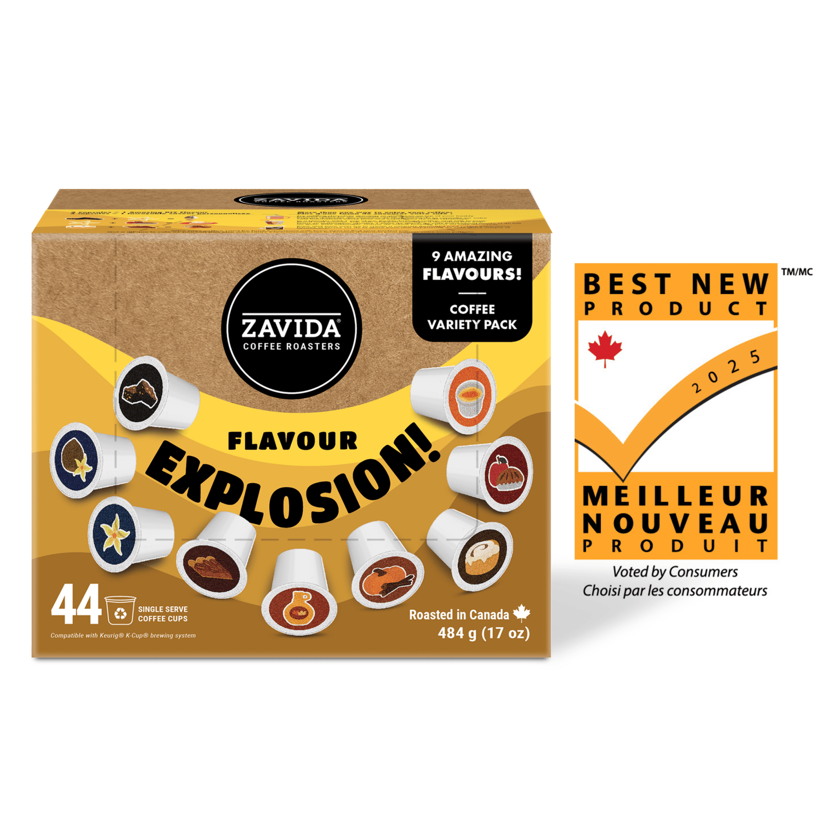 Flavour Explosion Variety Pack (44 pods) - Zavida Coffee