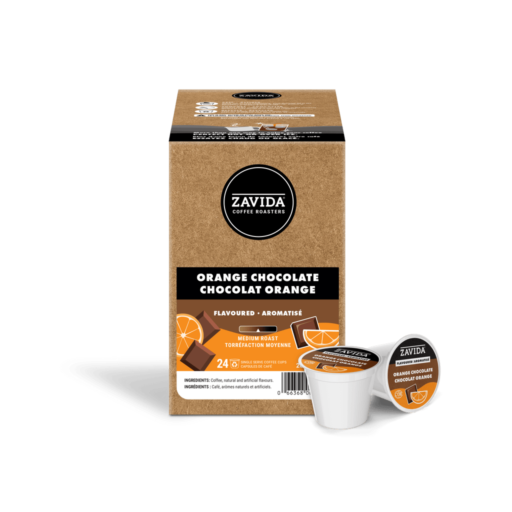 Orange Chocolate Flavored Coffee | Zavida Coffee