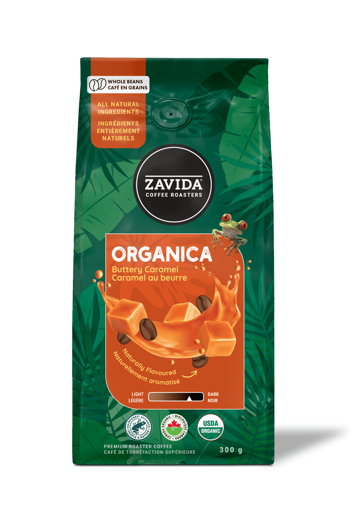 Organica Rainforest Alliance Buttery Caramel Coffee - Zavida Coffee