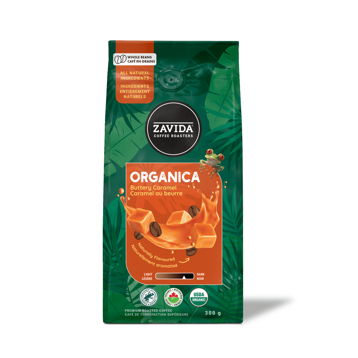 Organica Rainforest Alliance Buttery Caramel Coffee - Zavida Coffee