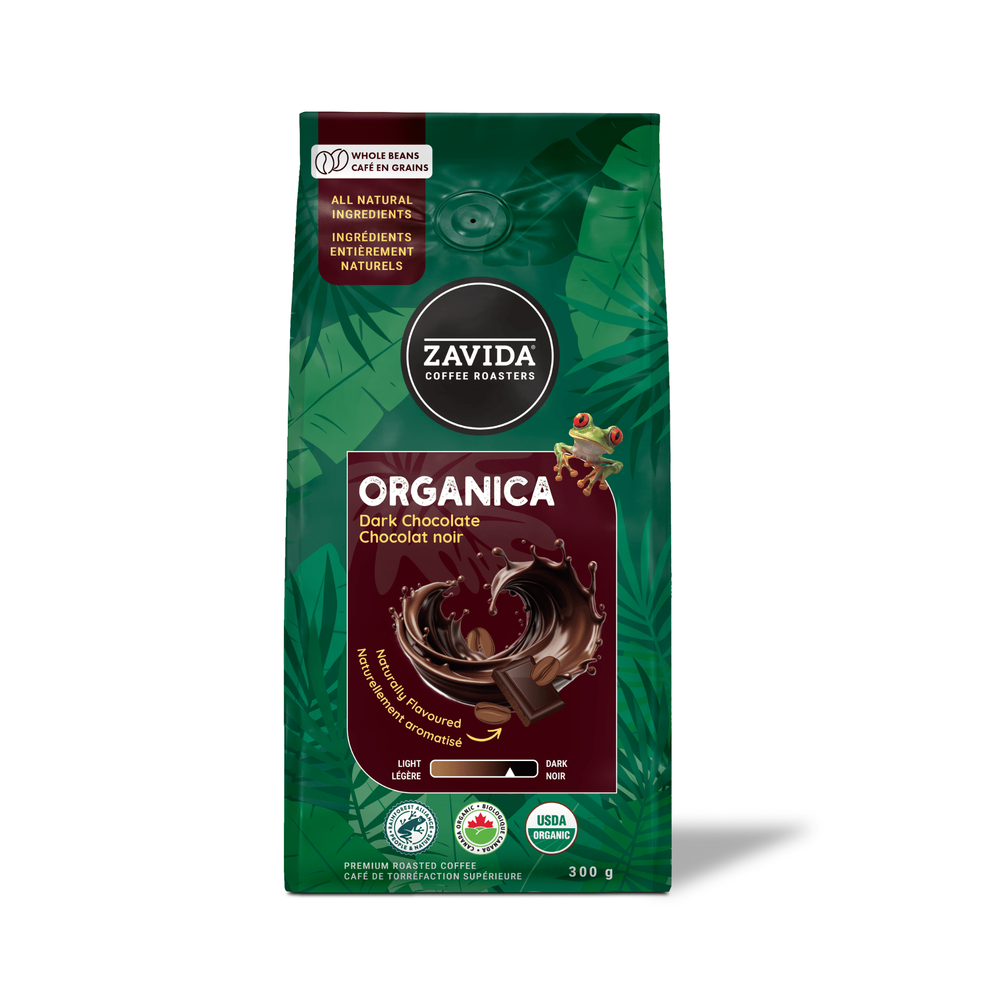 Organica Rainforest Alliance Dark Chocolate Coffee - Zavida Coffee