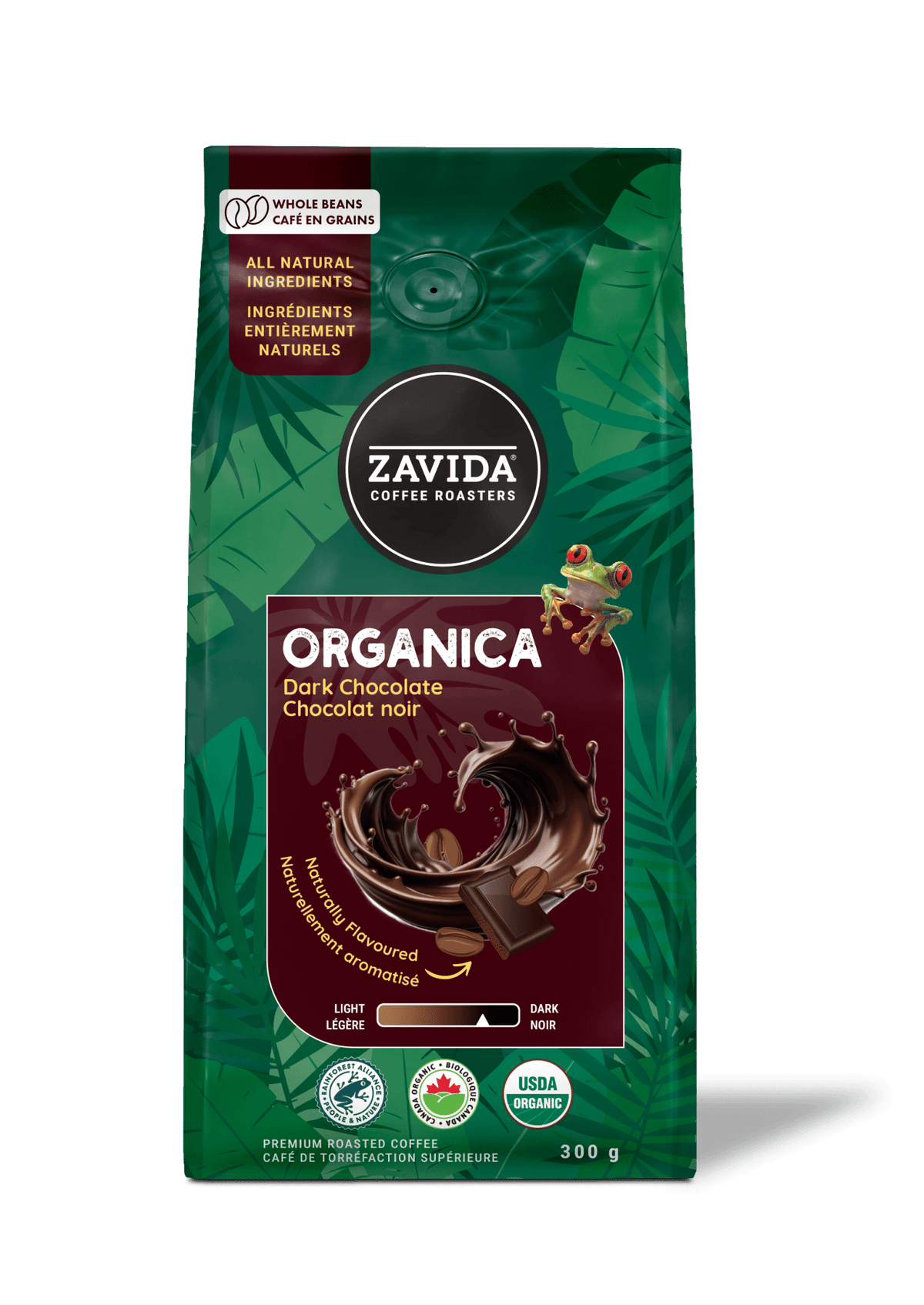 Organica Rainforest Alliance Dark Chocolate Coffee - Zavida Coffee