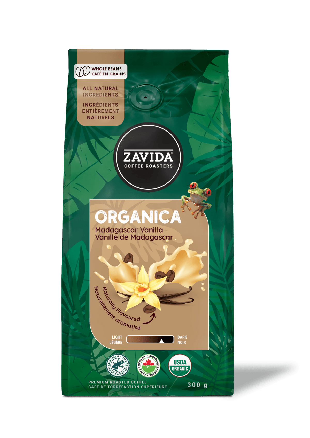 Organica Rainforest Alliance Madagascar Vanilla Coffee - Zavida Coffee