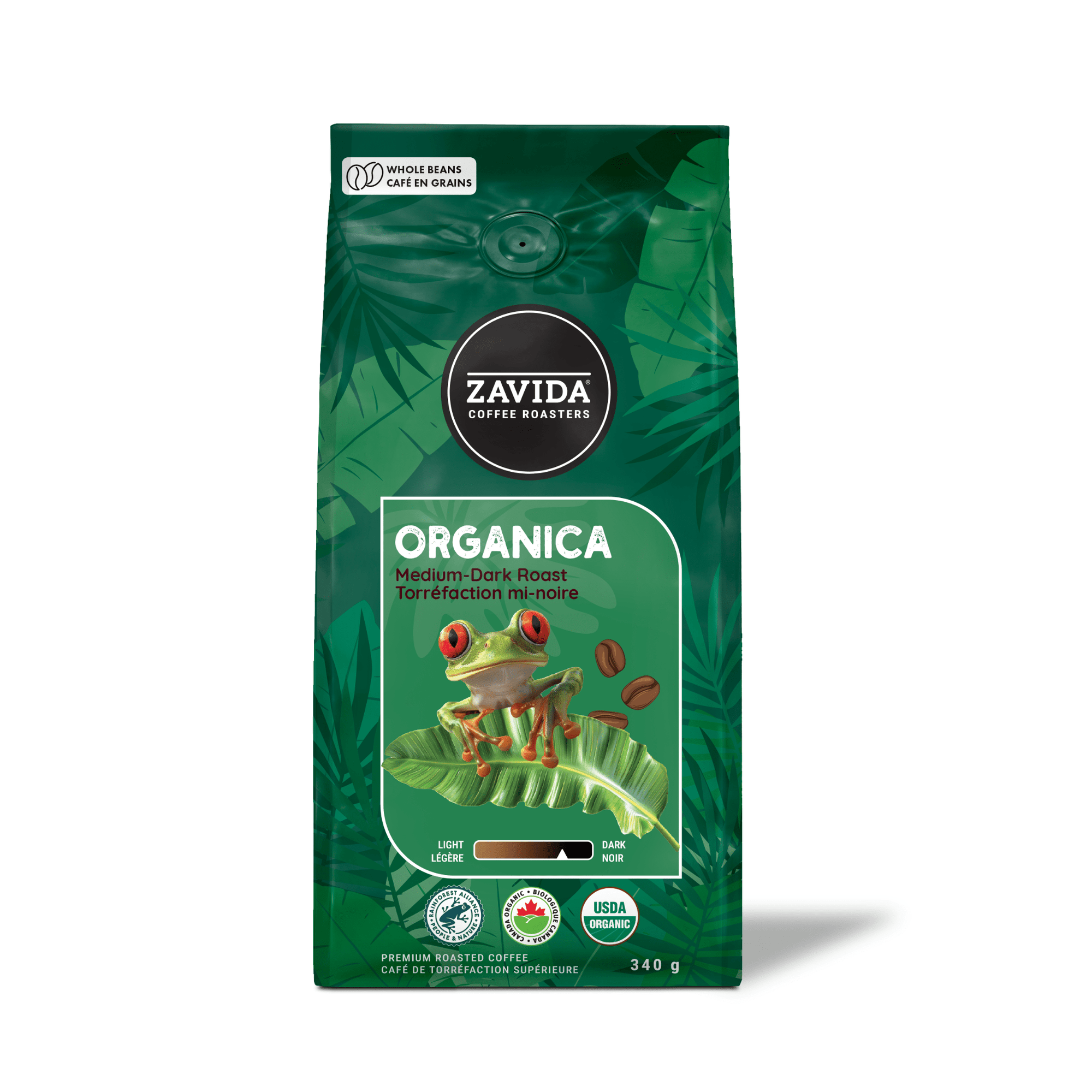 Organica Rainforest Alliance Medium - Dark Roast - Zavida Coffee