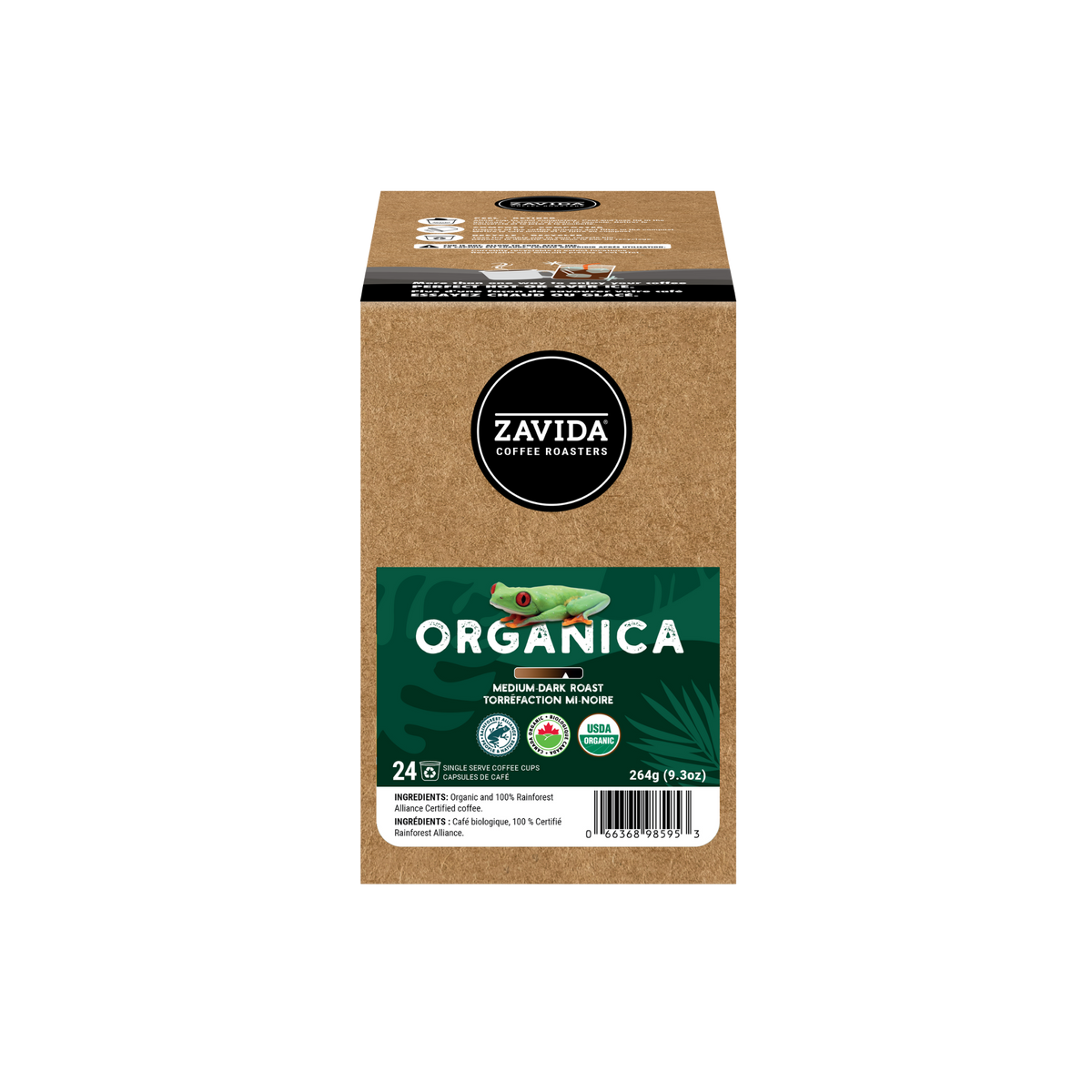 Organica Torréfaction Mi-Noire Compatible K-Cup® - 24 Pods